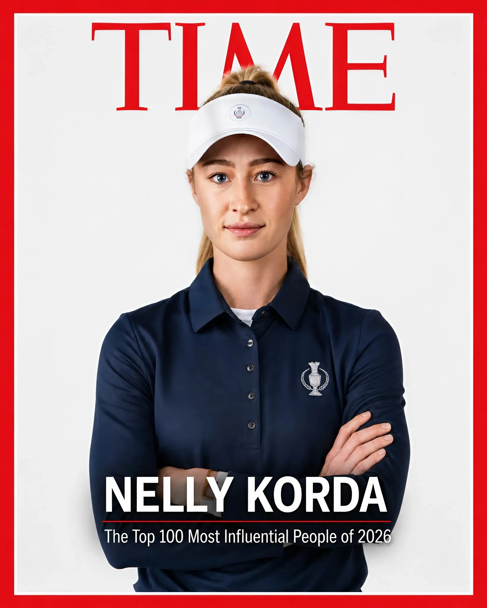 Cover Image for For the first time in history: Nelly Korda named one of Time Magazine’s “Top 100 Most Influential People of 2026”