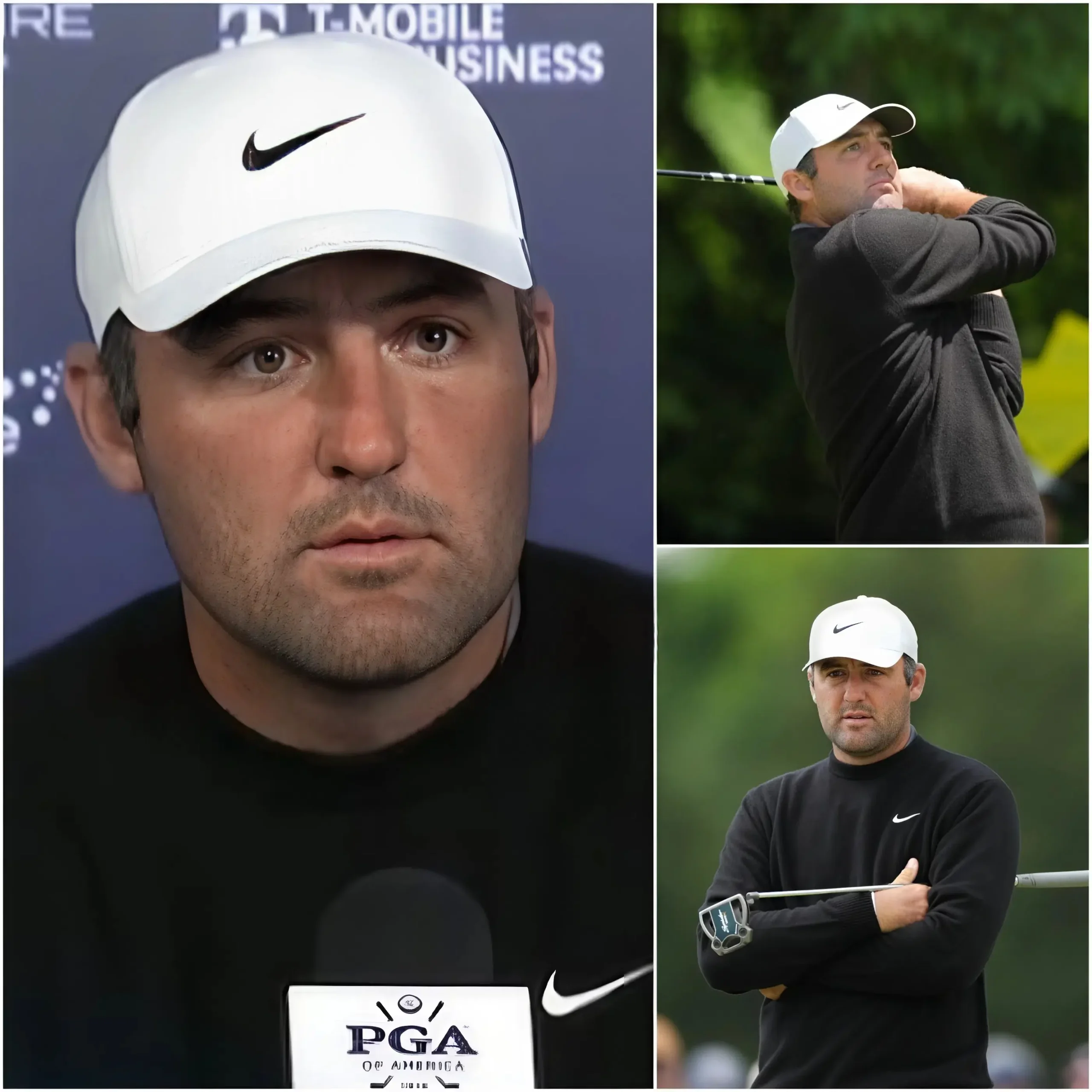 Cover Image for 😤 “THIS IS NO GOLF ANYMORE!” — Scottie Scheffler unexpectedly lost his temper in the middle of the 2026 PGA Championship after witnessing a series of “unbelievable” putts on the green today.