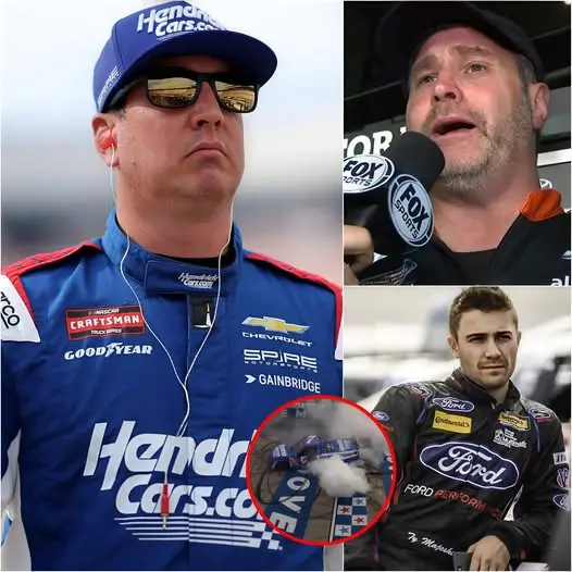 Cover Image for “He cheated!” Just seconds after Ty Majeski’s #88 finished second, more than three seconds ahead of Kyle Busch at ECOSAVE 200, coach Joe Shear Jr., his face flushed with anger, pointed directly at Kyle Busch and loudly accused the Spire Motorsports driver of using high-tech equipment to “cheat,” demanding an urgent NASCAR investigation.