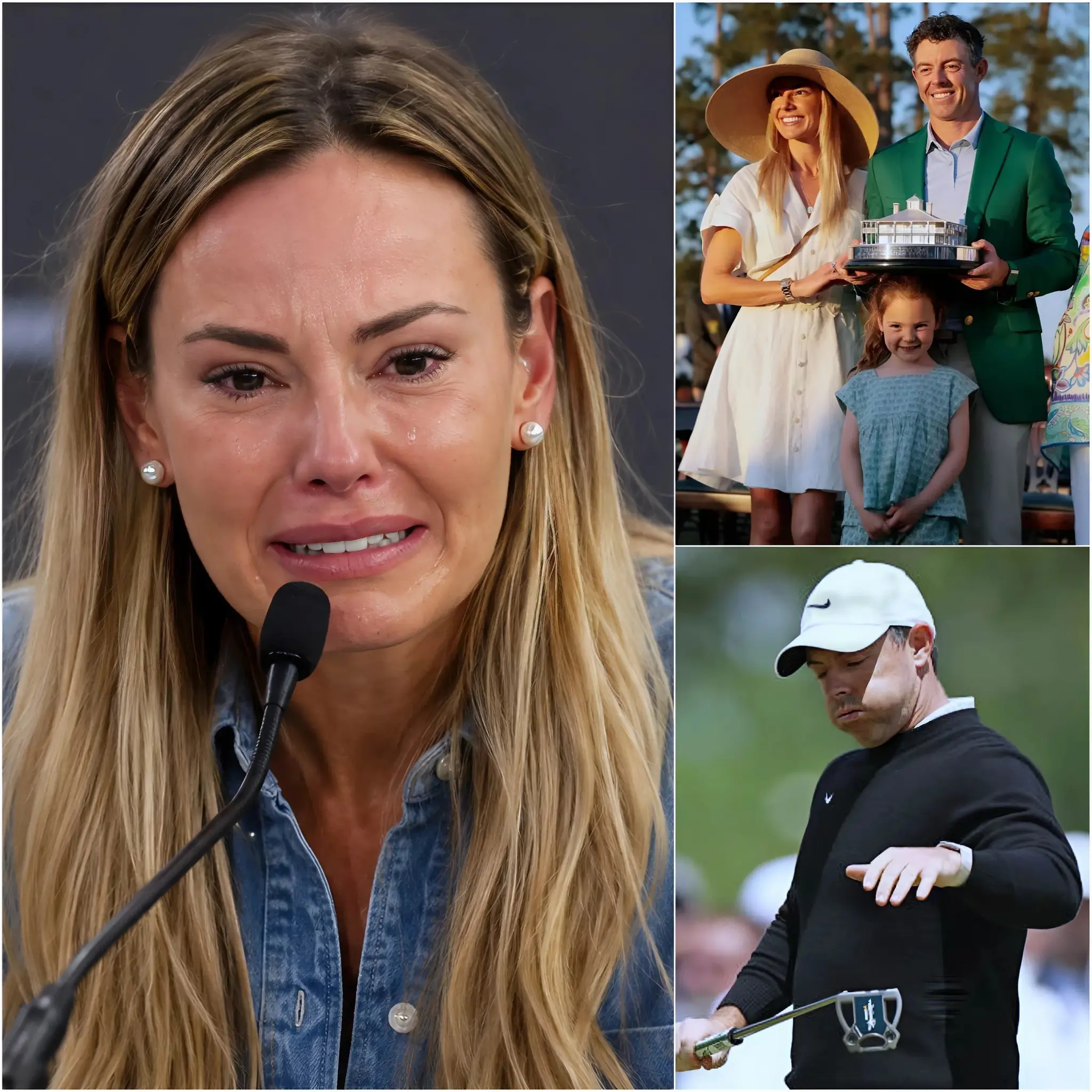 Cover Image for 🚨BREAKING NEWS 10 MINUTES AGO: Erica Stoll, wife of Rory McIlroy, inadvertently revealed the reason why her husband couldn’t compete at 100%, leading to a disappointing result in the first round of the 2026 PGA Championship