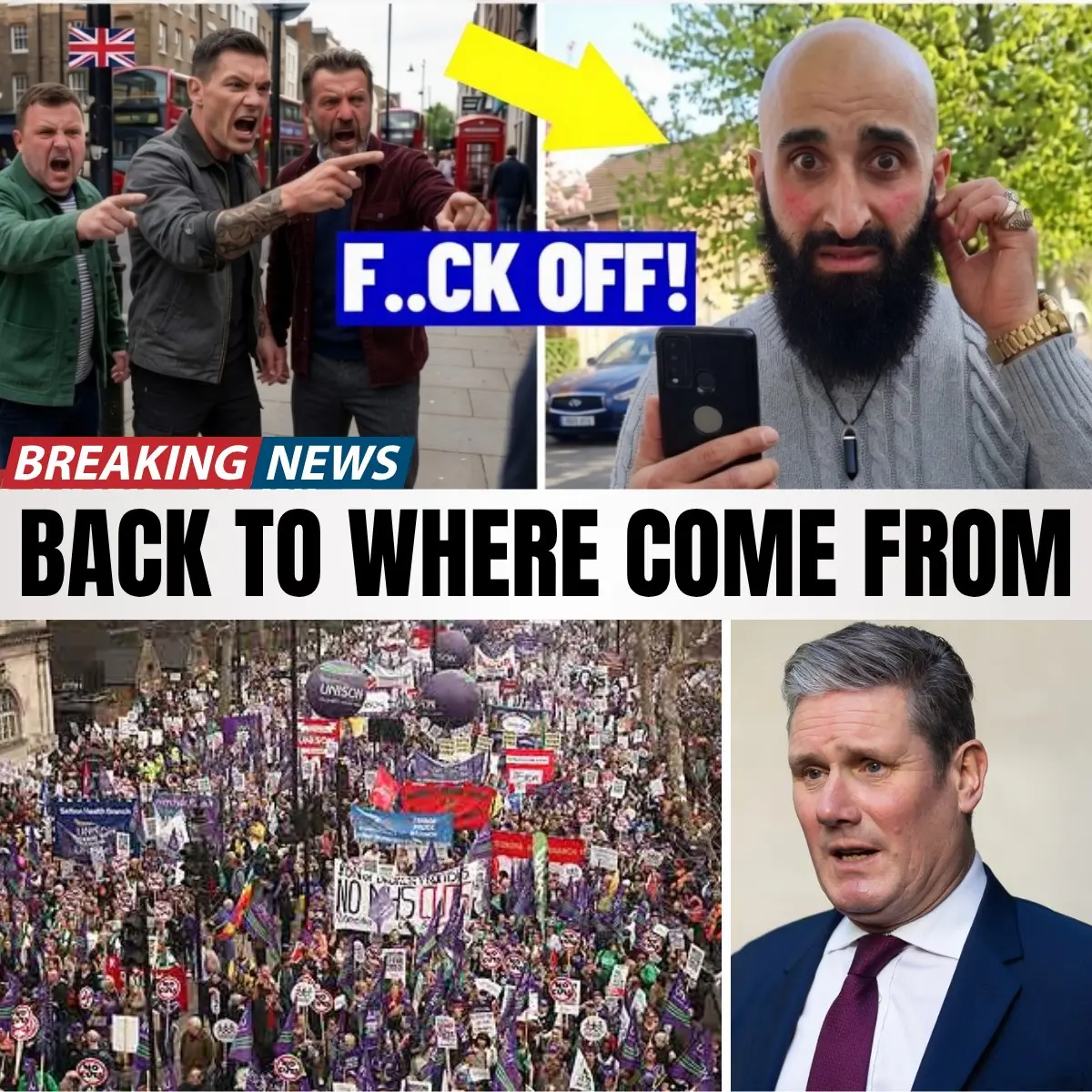 Cover Image for ⚠️ “WHEN TENSIONS ERUPT IN PUBLIC—A FLASHPOINT NO ONE CAN LOOK AWAY FROM” 🚨 a heated street clash in the UK between locals and migrants explodes into a moment that exposes raw frustration, cultural friction, and the mounting pressure people face daily…