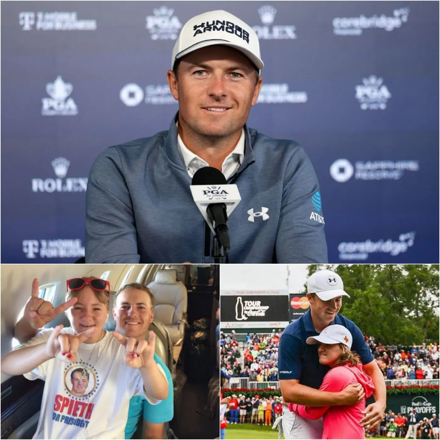 Cover Image for “MY SISTER IS THE ONLY REASON I NEVER GIVE UP…” — Jordan Spieth moved fans to tears after revealing the heartbreaking truth about his sister’s influence on his life, just moments after his charity officially surpassed the incredible $10 million mark.