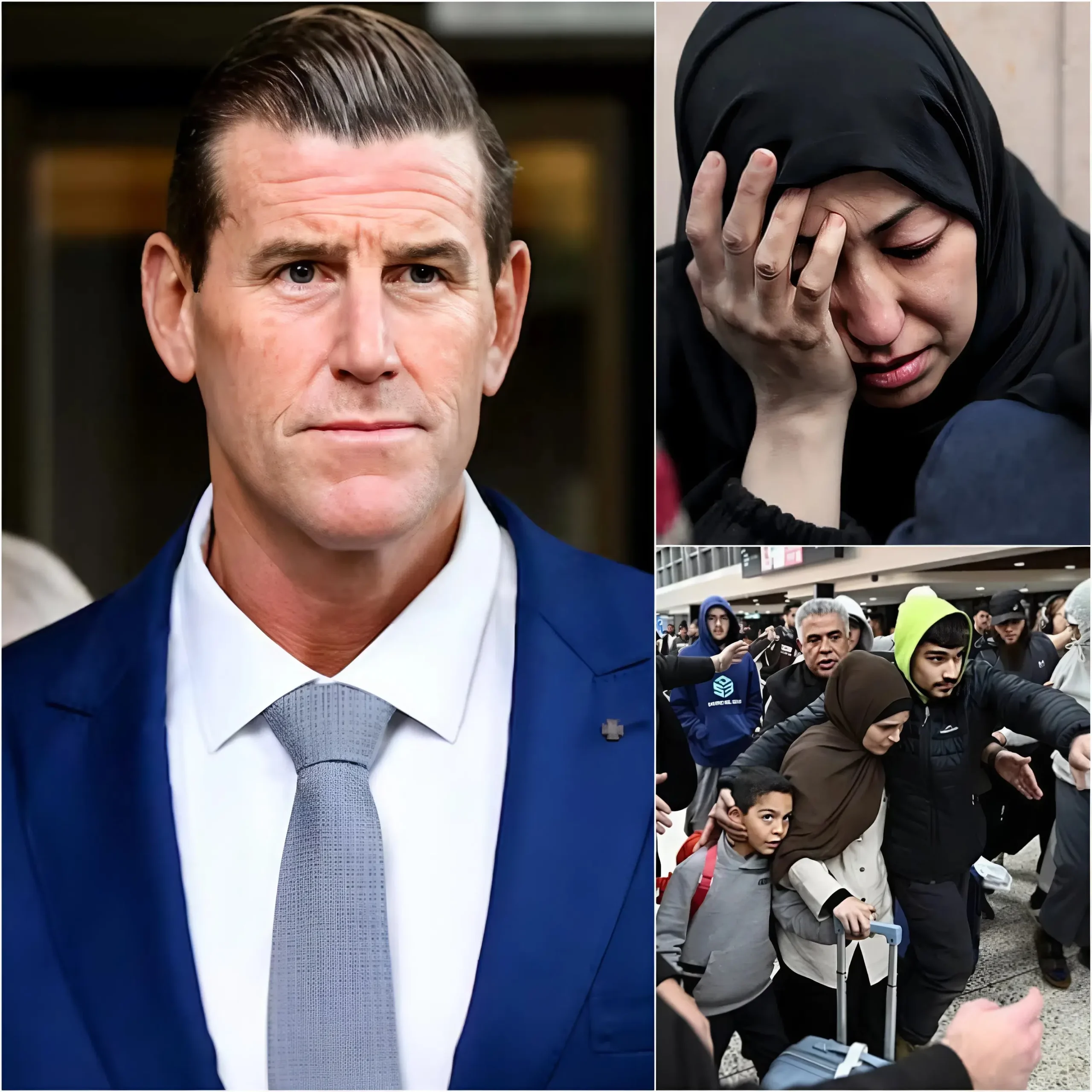 Cover Image for MORNING HOT UPDATE🚨 Military hero Ben Roberts-Smith has triggered a massive public meltdown with his most blistering attack yet, brutally “welcoming” the three I.S.I.S brides who just landed in Australia demanding full citizenship.