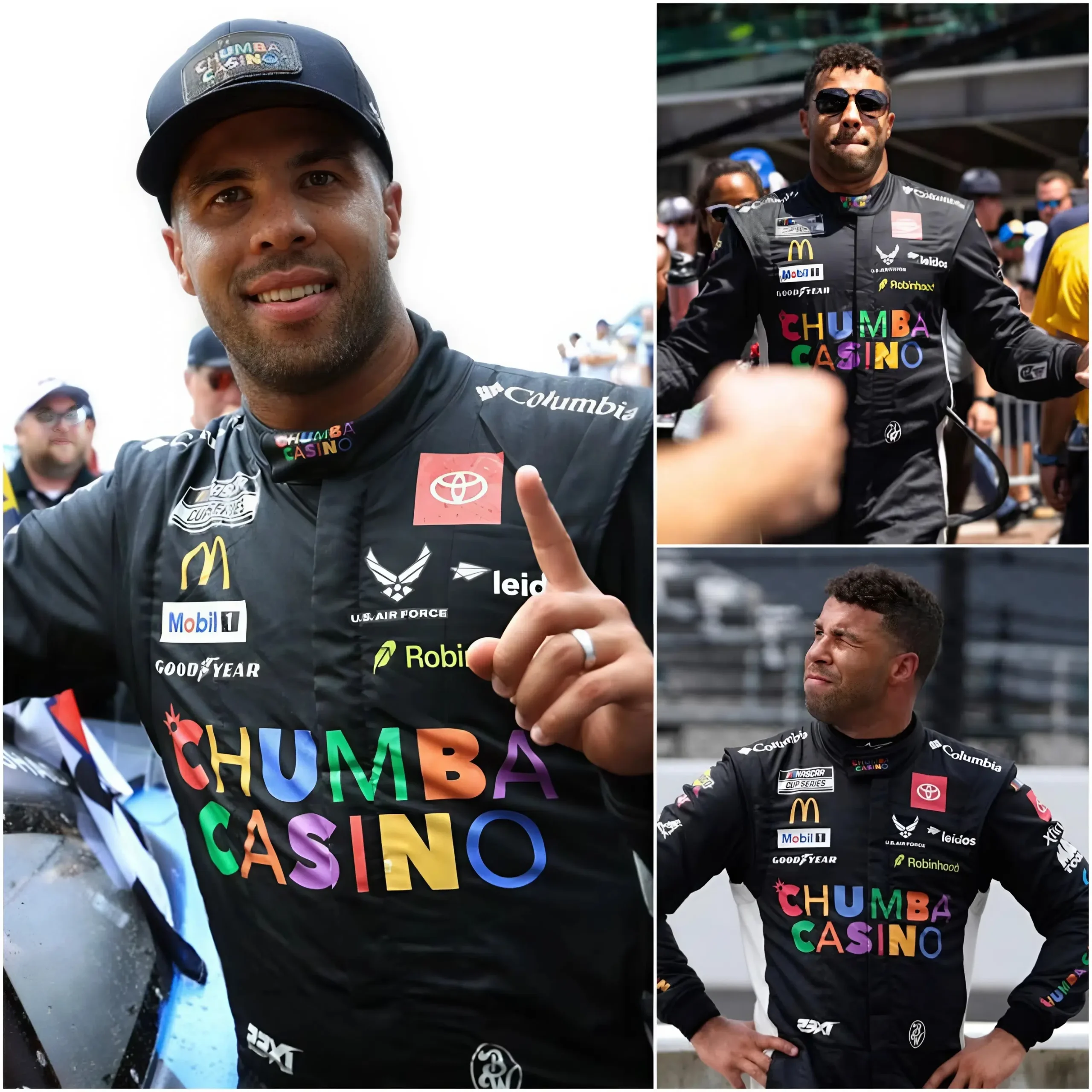 Cover Image for 🔥 NASCAR BREAKING NEWS: “Tomorrow will be my race!” — Bubba Wallace sent the stands into a frenzy after securing pole position following an overwhelmingly dominant qualifying session, but that was just the beginning of the drama sweeping through the NASCAR community.