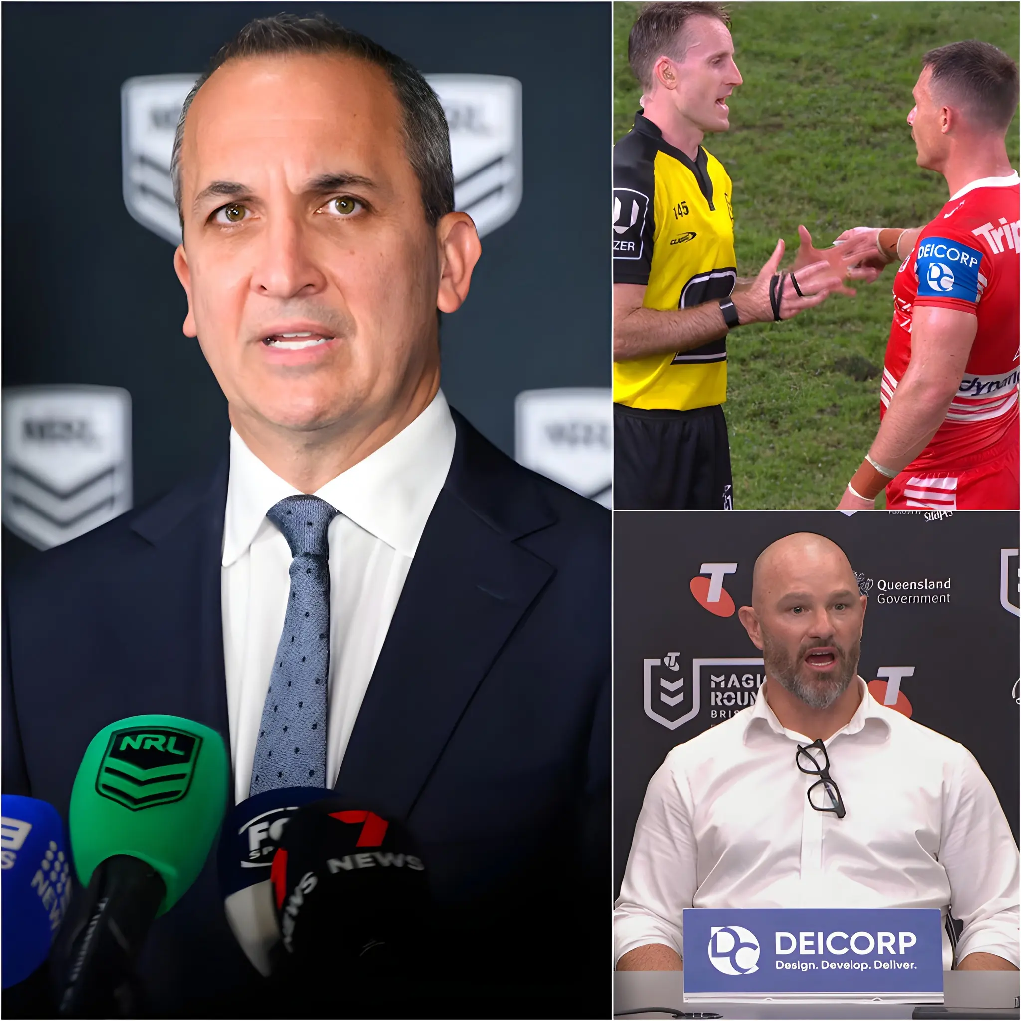 Cover Image for 🚨20 MINUTES AGO: The NRL organizing committee officially released three pieces of evidence related to irregularities in the Penrith Panthers’ 28-6 victory over the St. George Illawarra Dragons.