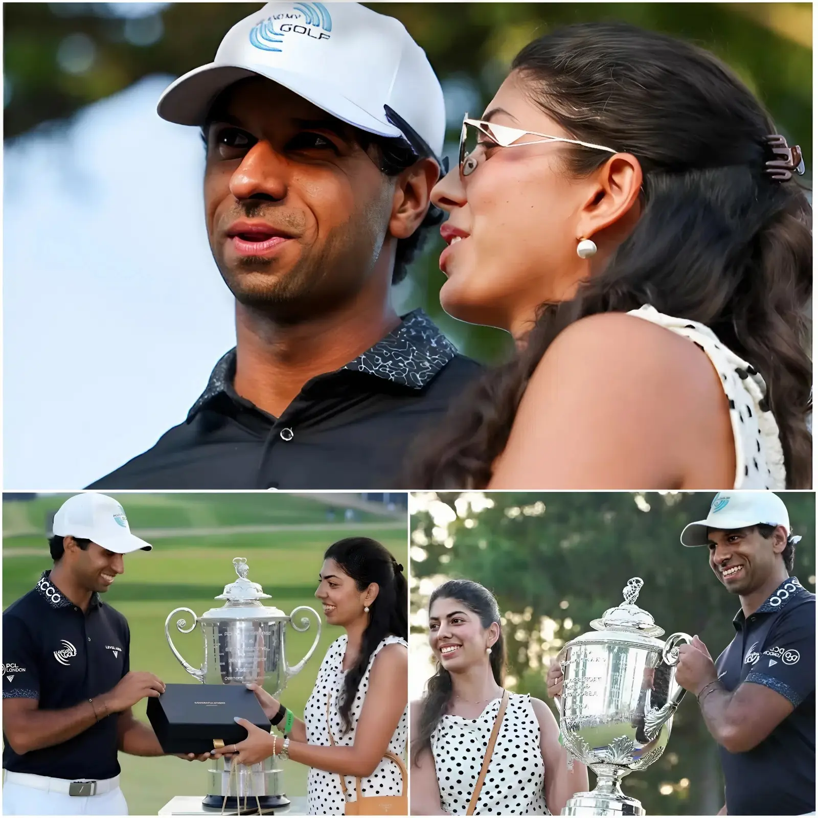 Cover Image for ❤️GOOD NEWS: Aaron Rai has shaken the golf world… and left everyone breathless waiting for the “special” gift his wife prepared for him after his historic victory at the PGA Championship.