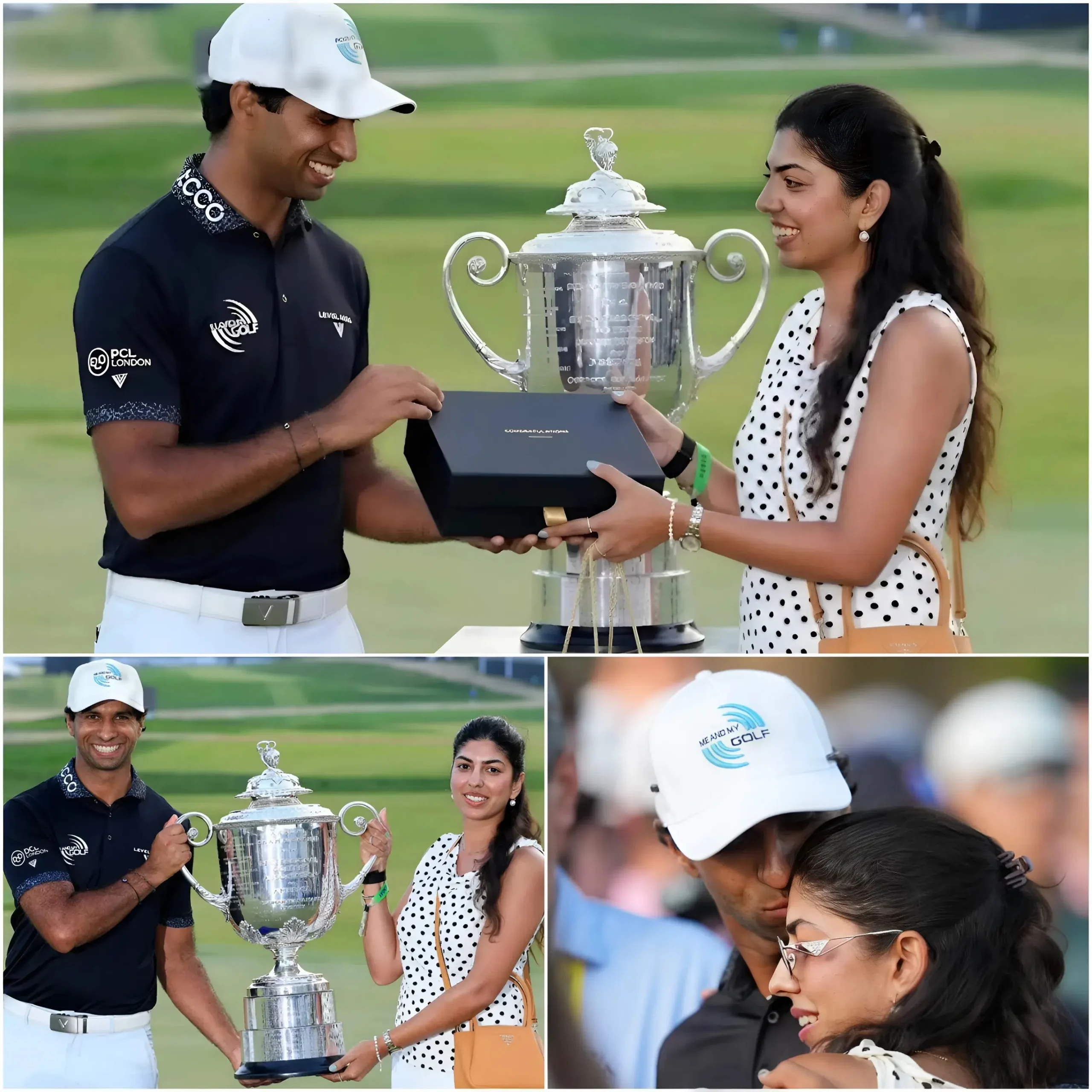 Cover Image for ❤️ GOOD NEWS: Aaron Rai has shaken the golf world… and left everyone breathless waiting for the “special” gift his wife prepared for him after his historic victory at the PGA Championship.