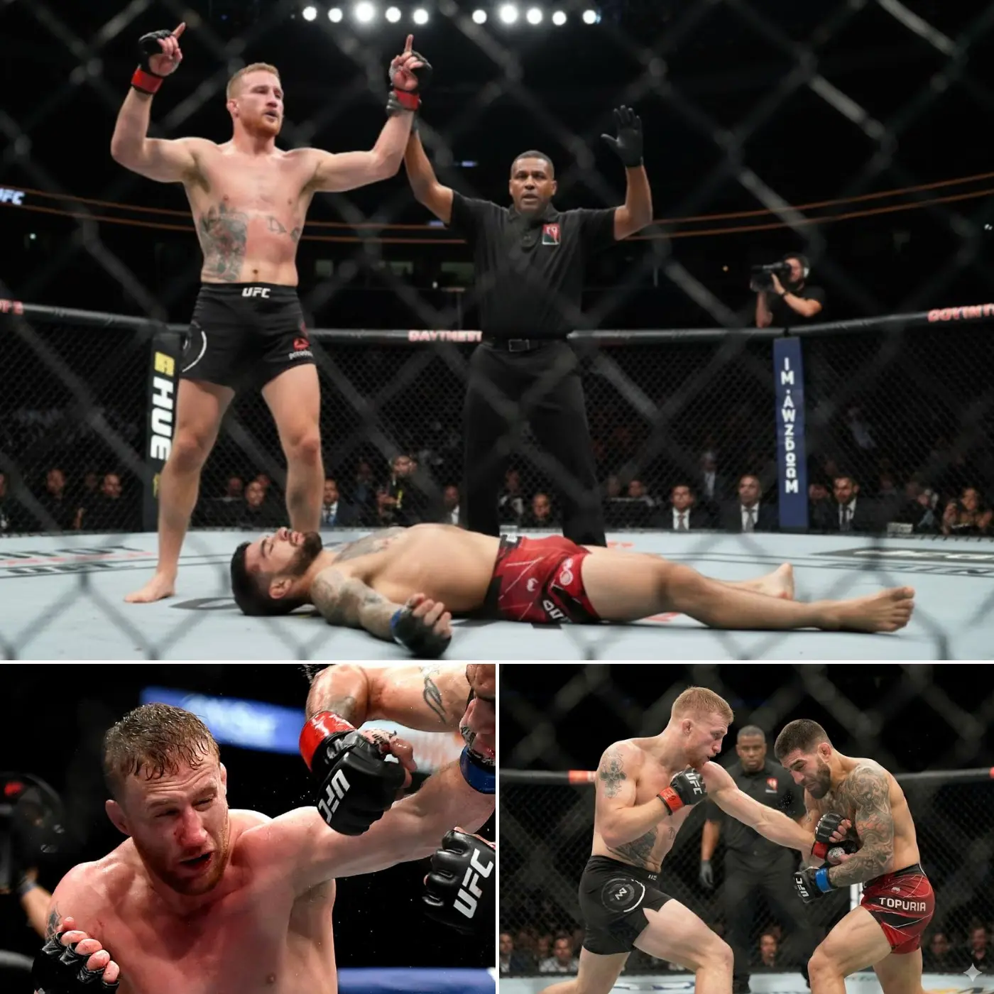 Cover Image for “The King Has Spoken…” — Justin Gaethje Quells the Ilia Topuria Fever with a Brutal Ending