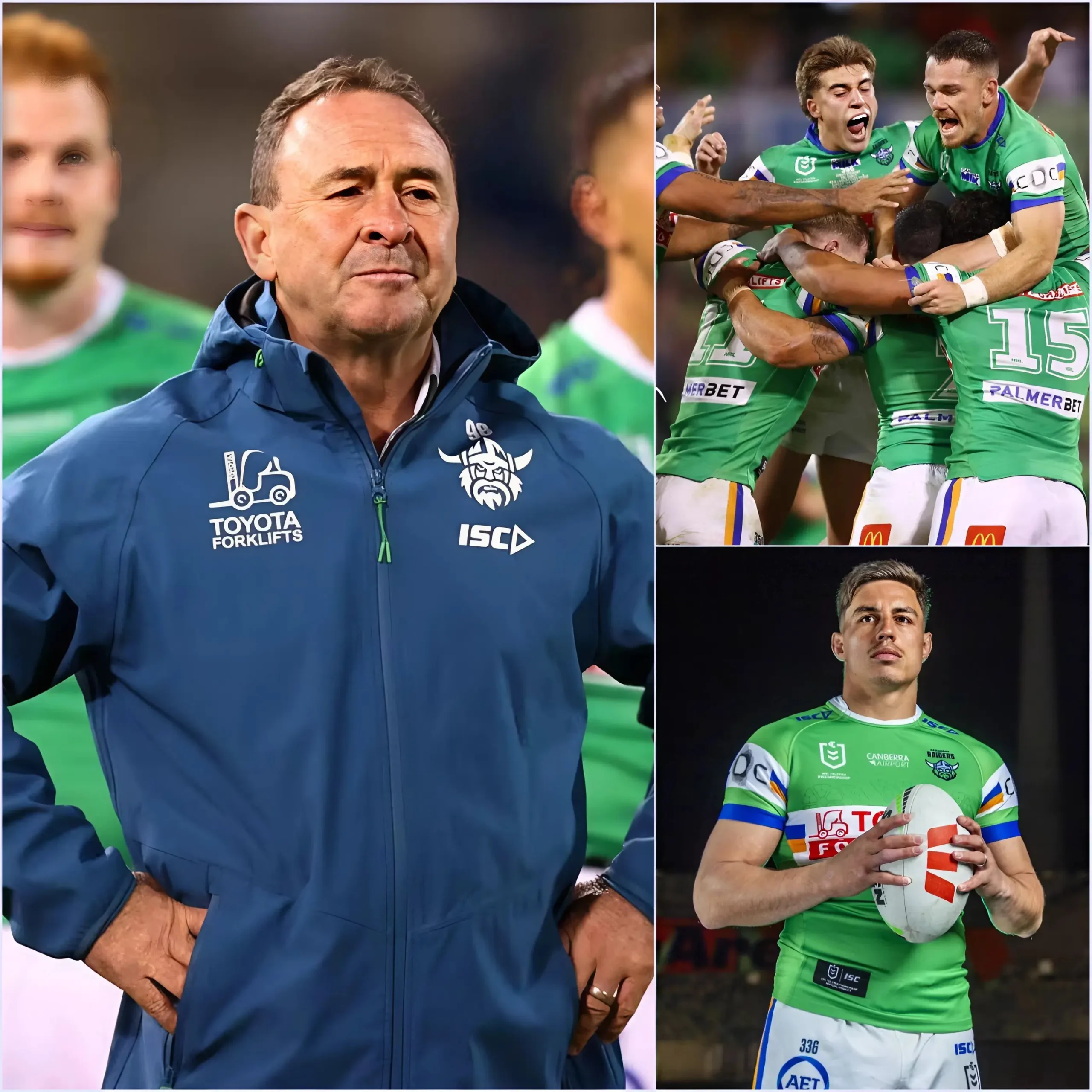 Cover Image for 🚨 Coach Ricky Stuart has just officially announced the Canberra Raiders squad traveling for tomorrow’s match. Three unexpected new faces have surprisingly appeared in the starting lineup, accompanied by a MAJOR absence that has fans deeply concerned… 👇👇