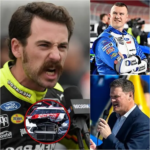 Cover Image for 🚨 Explosive Outburst: “He’s a Son of a Bitch Who Targeted Me on Purpose!” Ryan Blaney Unleashes Hell on Ryan Preece and Calls for Full NASCAR Investigation