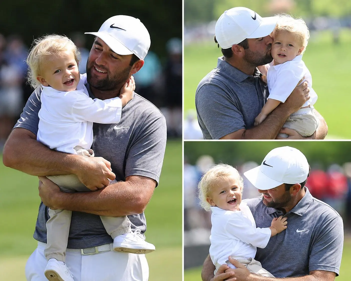 Cover Image for ❤️ “A hug, endless strength: Scottie Scheffler’s secret weapon after an incredibly tough tournament.” After failing to defend his PGA Championship title, Scottie Scheffler left the course exhausted. But a hug from his son dispelled all his fatigue. In those small arms, he found purpose in life, love, and a reason to fight – both on and off the course – every day.