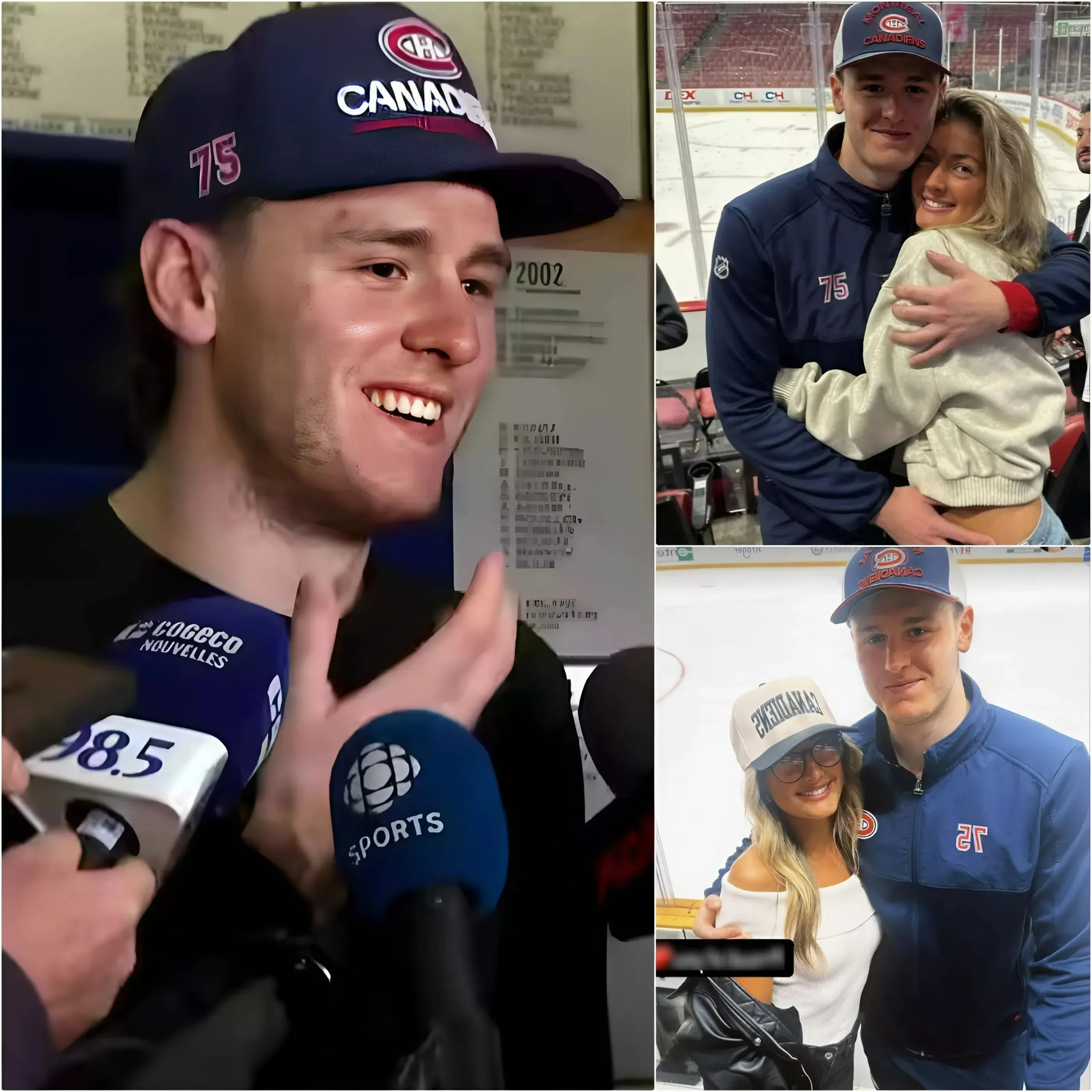 Cover Image for 💖 UN VÉRITABLE BONHEUR : Le gardien numéro 1 des Montreal Canadiens, Jakub Dobeš, a surpris les fans après avoir remporté la victoire et décroché une place en demi-finale en partageant avec sa compagne, Alexis Williams, l’heureuse nouvelle qu’ils attendent leur premier enfant après plus d’un an de relation rendue publique.