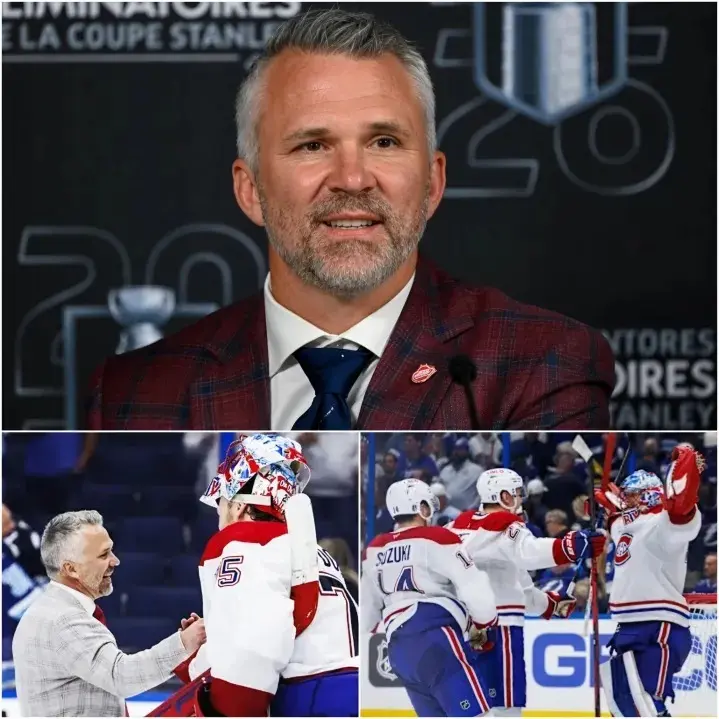 Cover Image for 🚨🏒 DERNIÈRES NOUVELLES – COULISSES : L’entraîneur Martin S.t a révélé l’identité du joueur qui est venu directement le voir après la défaite du Game 6, non pas pour discuter de tactiques, mais pour défendre le jeune gardien Jakub Dobeš.