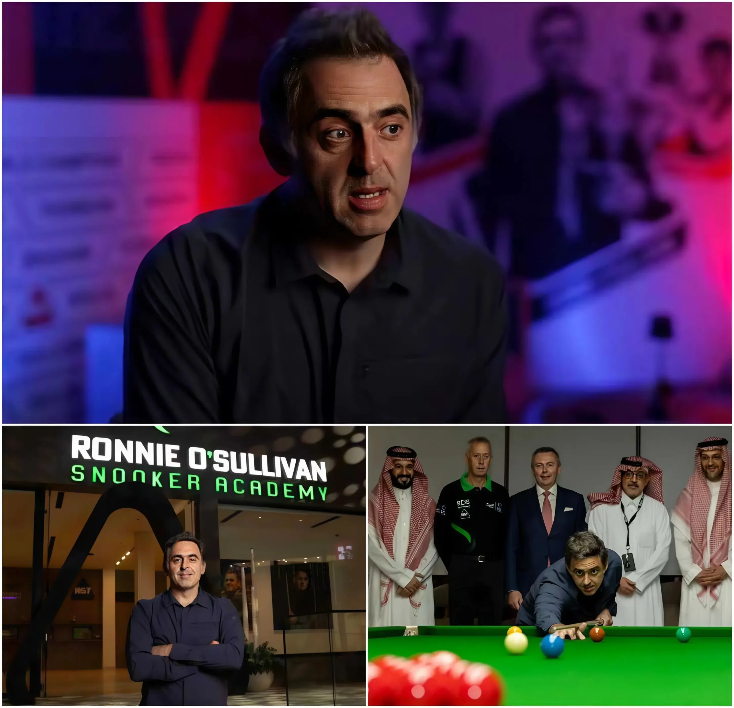 Cover Image for Breaking News: Ronnie O’Sullivan’s Middle East Academy Sparks Controversy Over Teaching Quality
