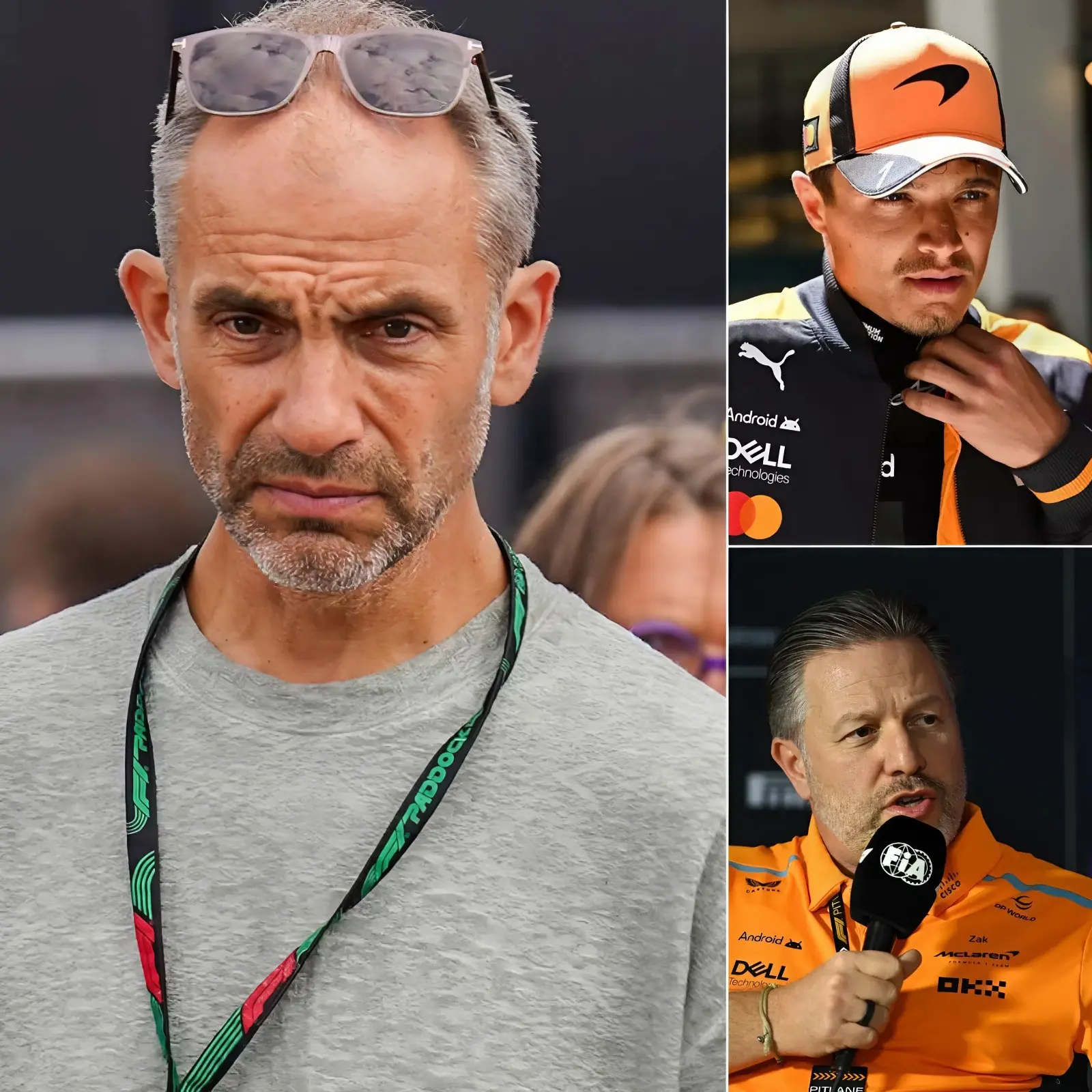 Cover Image for “RESPECT MY SON… OR WE WILL WALK AWAY FROM MCLAREN.” — Adam Norris reportedly rocked the F1 world after a heated argument before the Canadian Grand Prix, with disputes over strategy and treatment of Lando Norris said to have pushed the relationship with McLaren to the brink of collapse.