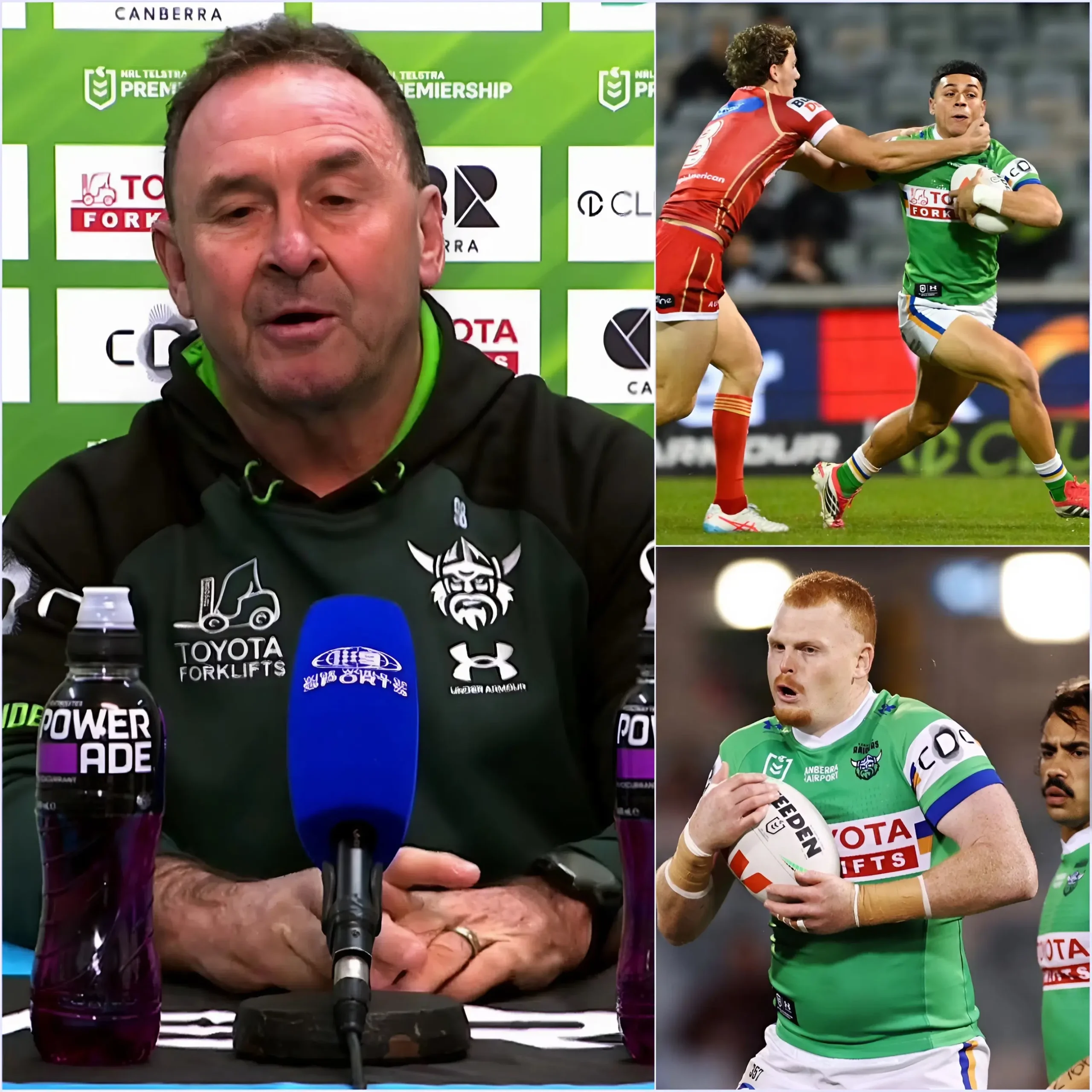 Cover Image for 🚨 “I HAVE NEVER BEEN THIS BEWILDERED AND CONFUSED!” — Canberra Raiders coach Ricky Stuart erupted in fury following his team’s 22-30 loss to the Dolphins, launching a scathing attack on the officiating decisions.