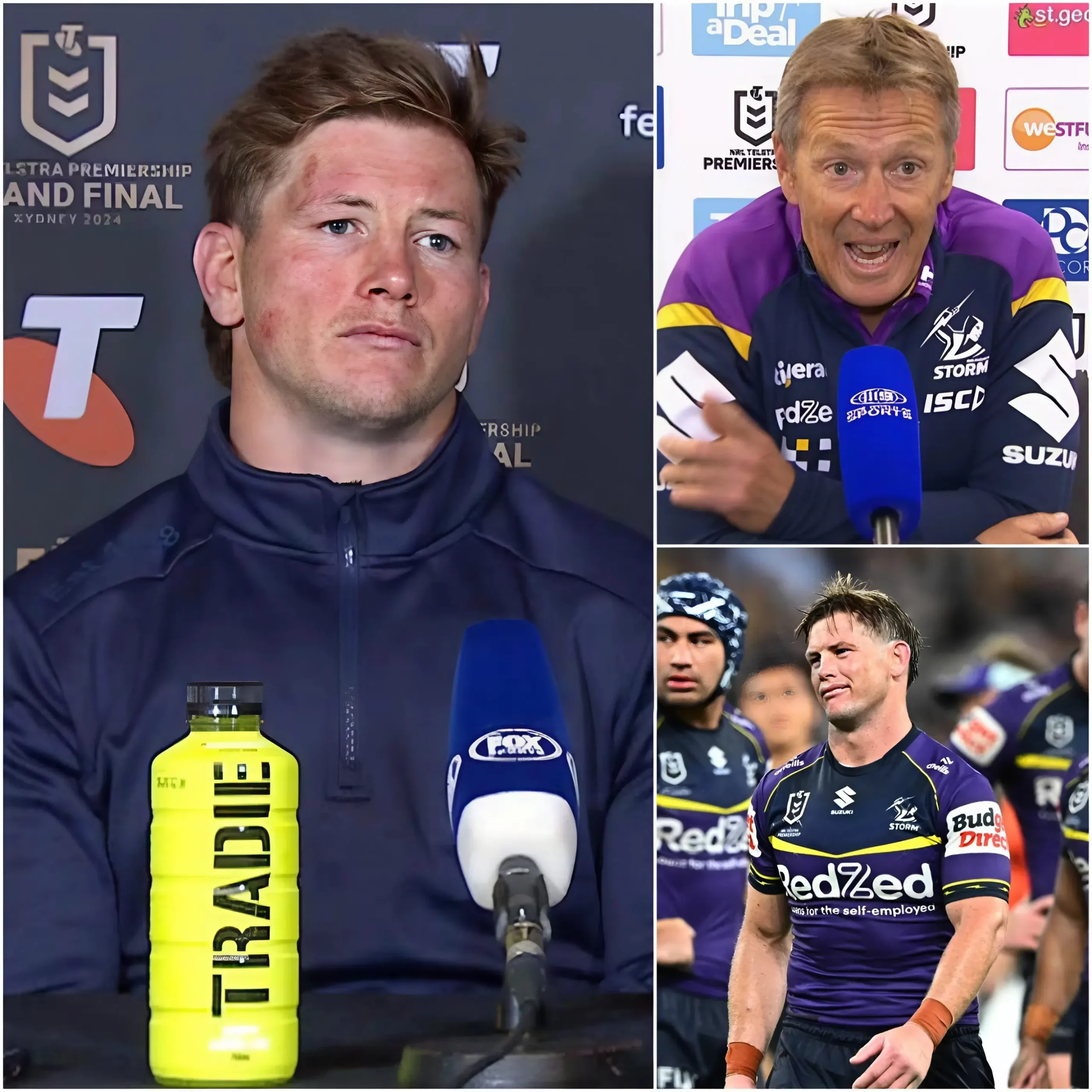 Cover Image for 10 MINUTES AGO 🔥 Harry Grant shocked the rugby league world after suddenly announcing his withdrawal from the match against the Bankstown Bulldogs for a completely unexpected reason. Shortly afterward, Melbourne Storm coach Craig Bellamy made a shocking statement, revealing the reason that left millions of fans stunned and heartbroken.
