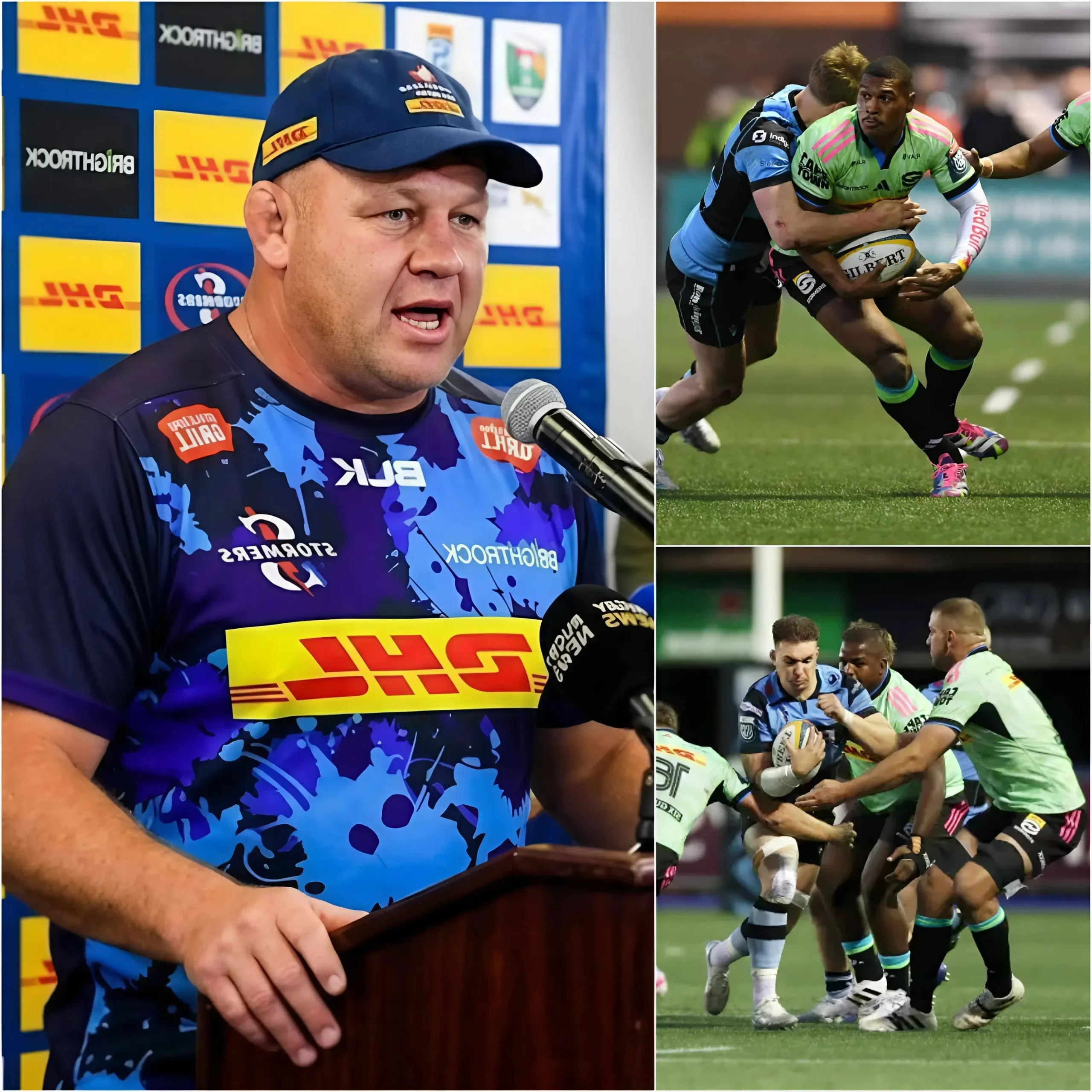Cover Image for 🚨BREAKING: The Stormers legend, Brok Harris, surprised fans by saying: “If the Stormers want to win this year’s United Rugby Championship, they have to play him.