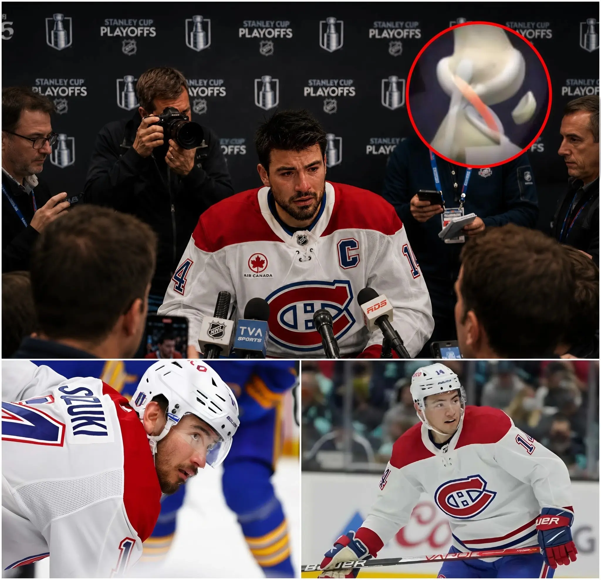 Cover Image for Today, Nick Suzuki’s unexpected announcement really set the web on fire, causing a massive reaction not only within the hockey community, but also on all major social media platforms around the world.