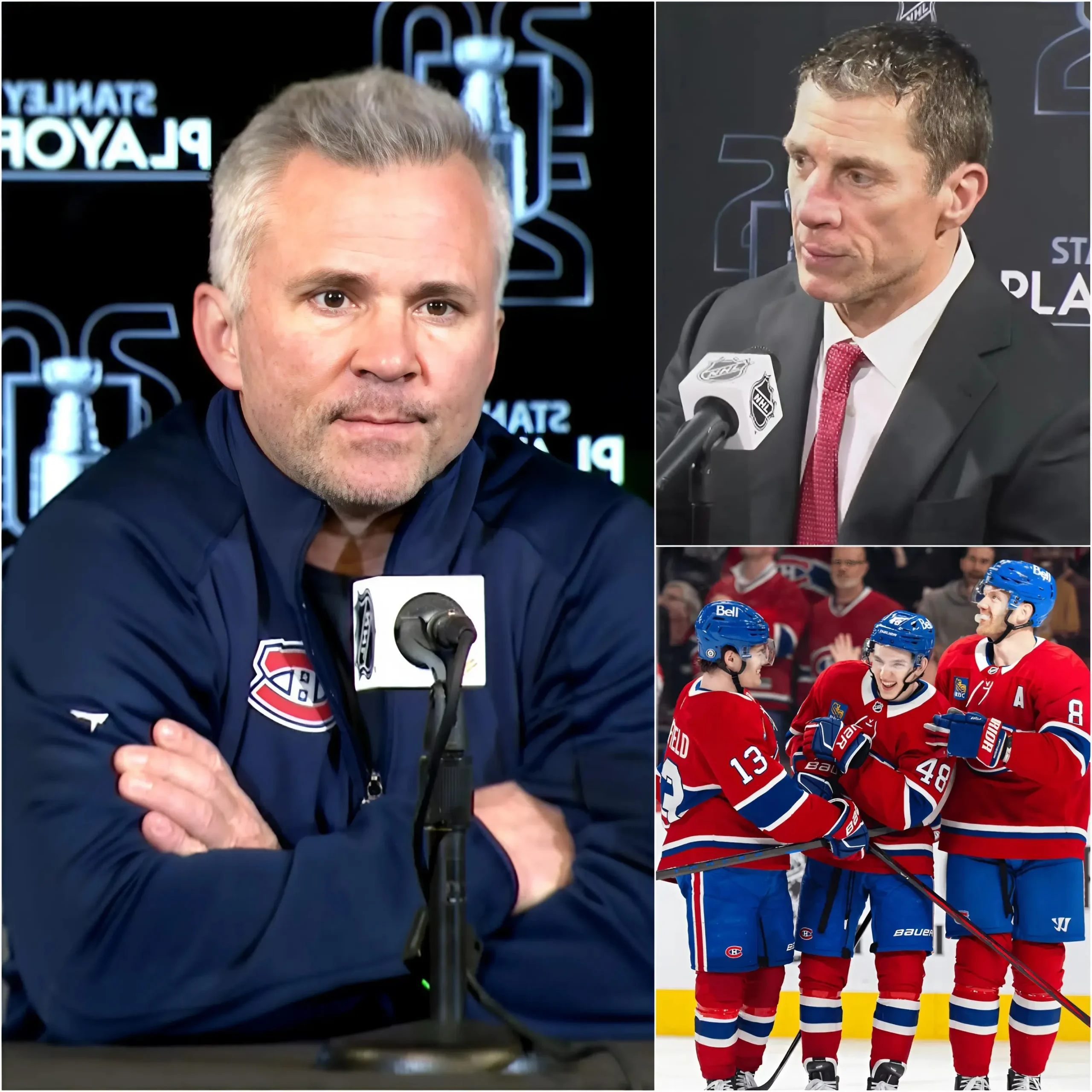 Cover Image for « CE SPORT DE HOCKEY EST POUR LES ÉTATS-UNIS, PAS POUR VOUS. JE VAIS VOUS FAIRE SORTIR EN LARMES. » Un jour avant le premier match de la demi-finale des playoffs, l’entraîneur Rod Brind’Amour des Carolina Hurricanes a déclenché une tempête médiatique.