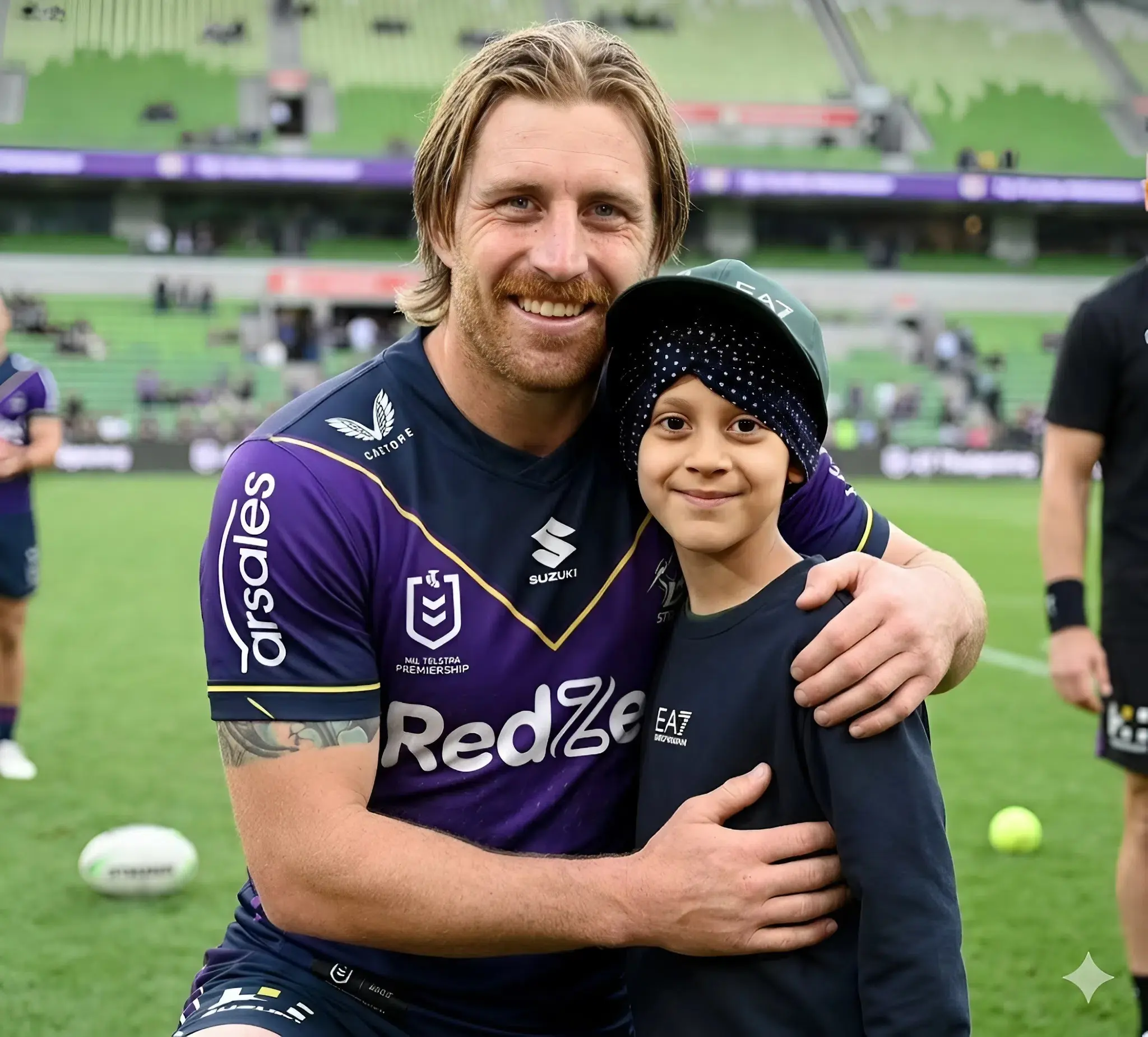 Cover Image for 🏉💖 “Sofía… you were the one who chose me.” Cameron Munster has just melted the hearts of millions.
