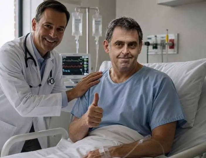 Cover Image for â€ïž GOOD NEWS: Ronnie OâSullivan Shares Emotional Health Update After Surgery â âIâm Pushing Forwardâ As Fans Around the World Flood Him With Support