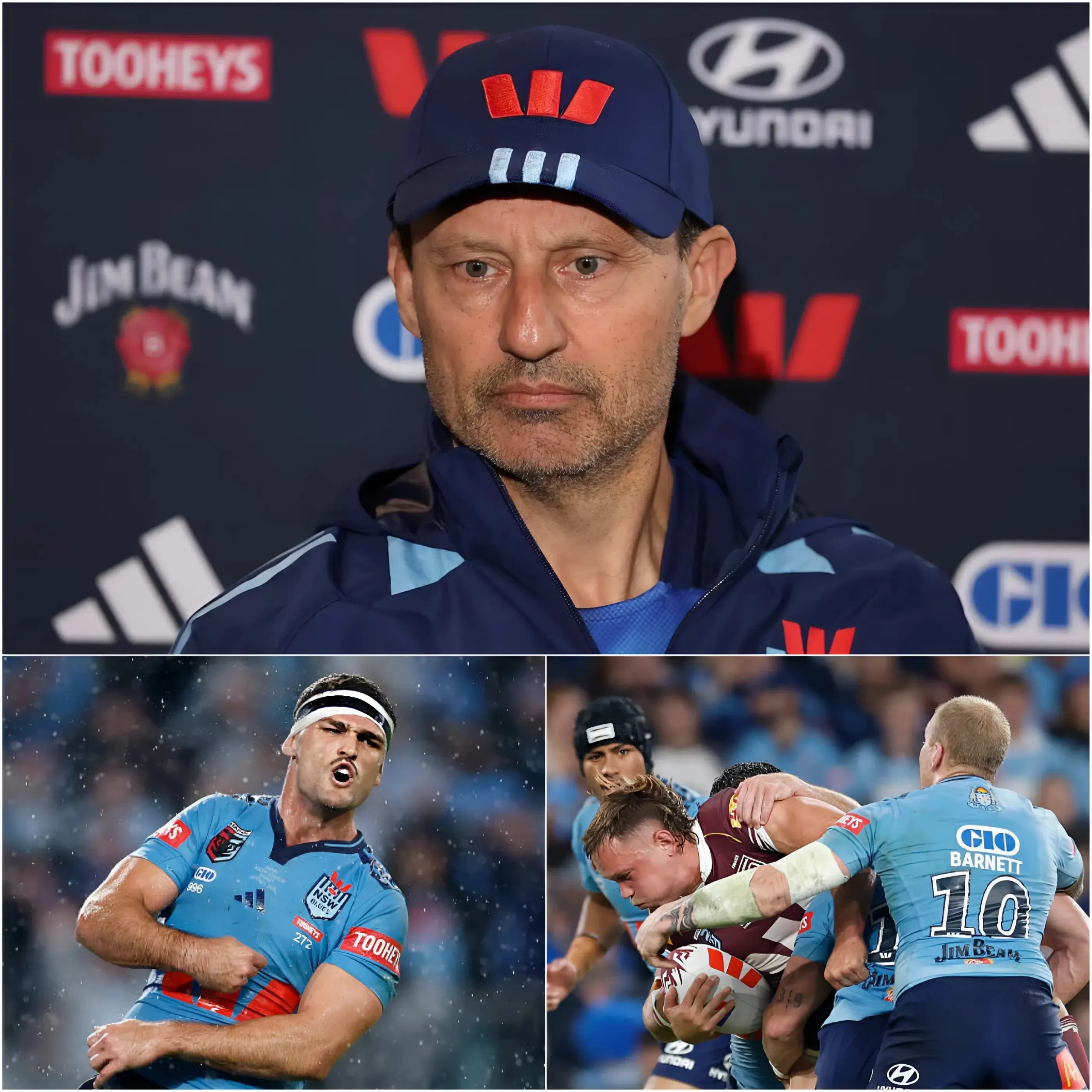 Cover Image for 🚨 BREAKING NEWS: “Frankly, the Queensland Maroons played better from start to finish. What we lacked was the referees’ favoritism,” New South Wales Blues coach Laurie Daley stated live on television.