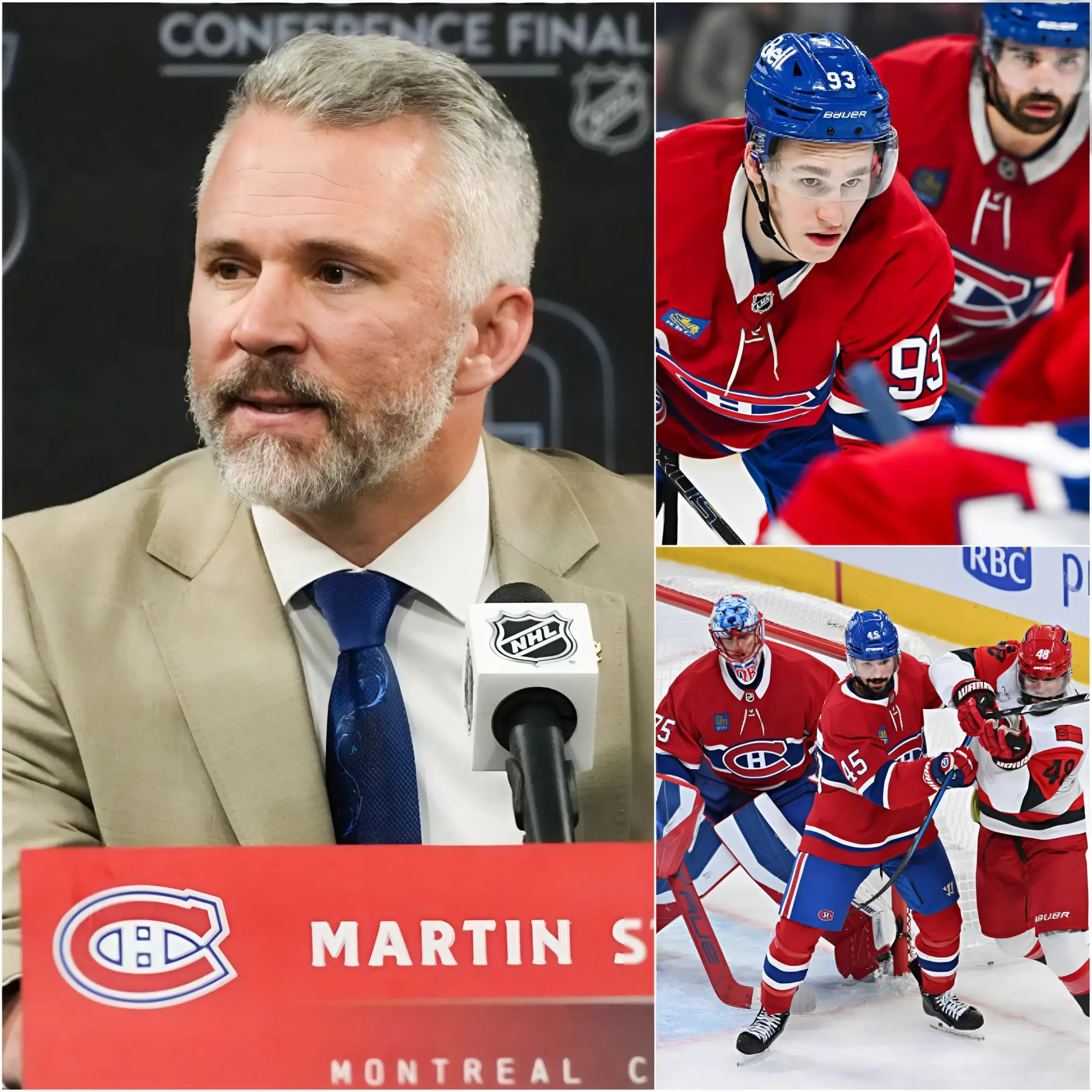 Cover Image for 🚨 INFO CHOC : Quelques heures avant le match 4 contre les Hurricanes de la Caroline, l’entraîneur des Canadiens de Montréal, Martin St. Louis, aurait suspendu trois joueurs, semant la zizanie dans le vestiaire.