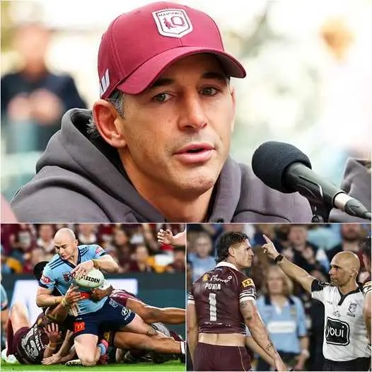 Cover Image for “GET OUT OF HERE, TRAITOR.” Queensland Maroons head coach Billy Slater has reportedly declared that he will permanently remove one player from the squad and will NEVER call him up for future State of Origin matches again.