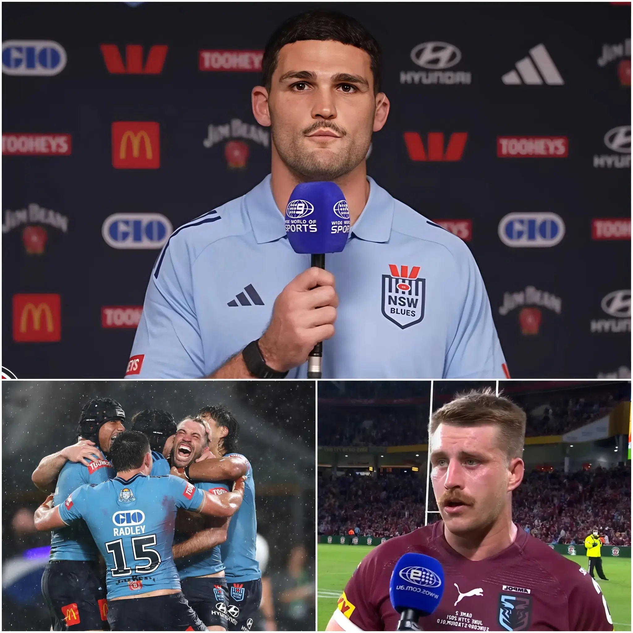 Cover Image for 🚨🚨 “Enough with the complaints — you’ve already had plenty go your way,” Cameron Murray reportedly snapped after the NSW Blues’ dramatic victory, visibly frustrated by the continuing backlash from Queensland Maroons fans over the controversial red card involving Kalyn Ponga.