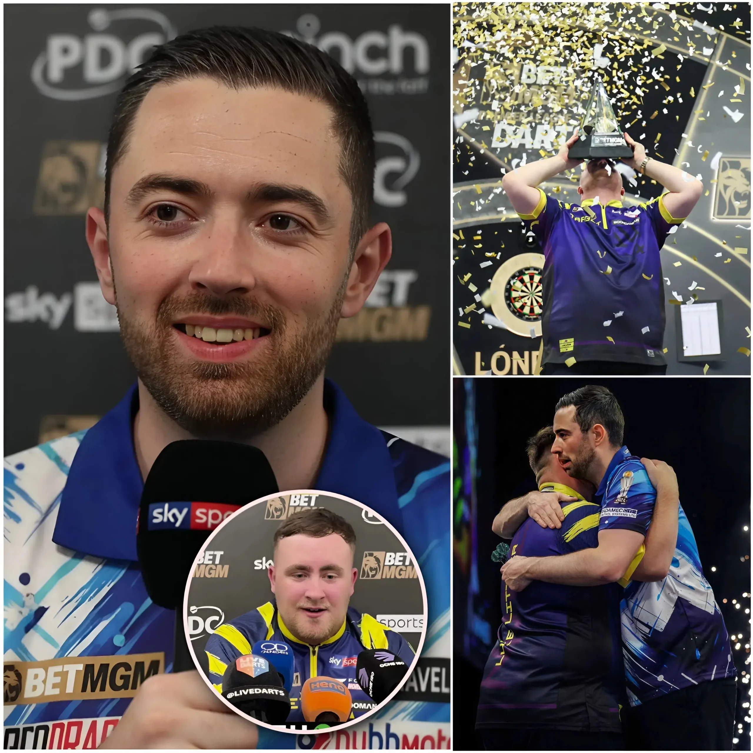 Cover Image for 💕”He’s not a robot. He’s just a kid learning to grow through the cracks…” Luke Humphries spoke with deep emotion after the Premier League Darts final, giving fans a different perspective on him as well as prodigy Luke Littler.