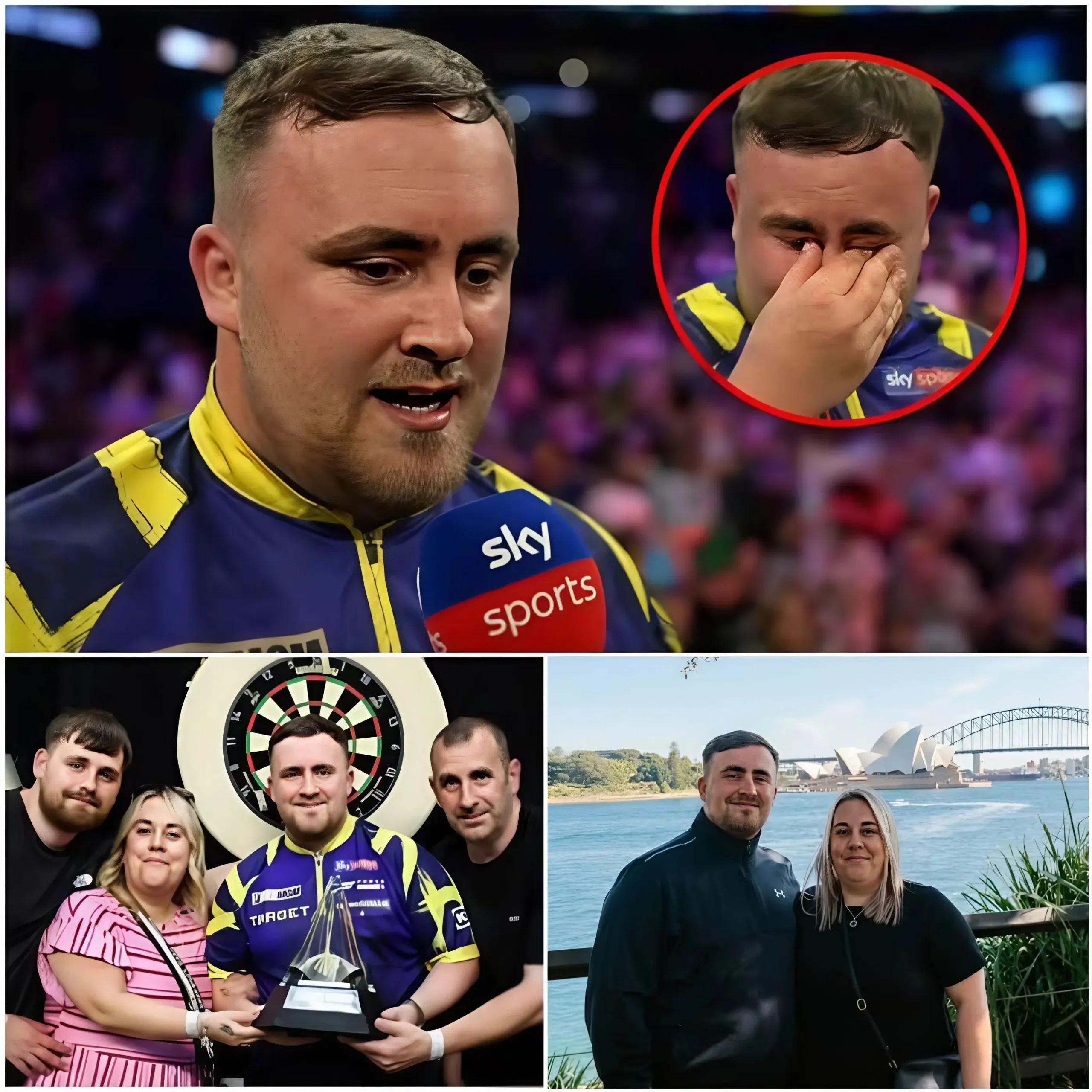 Cover Image for ❤️🎯 “This victory is for my mother…” Luke Littler could barely hold back his emotions when asked about his hard-fought Premier League Darts final victory over Luke Humphries.