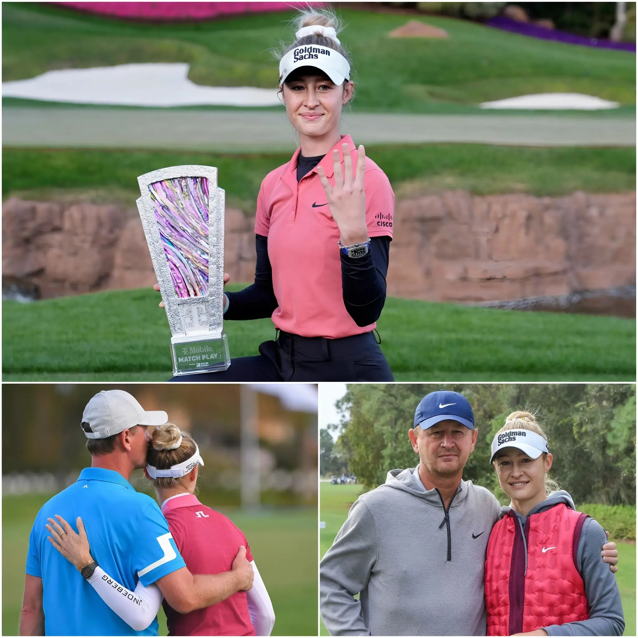 Cover Image for ❤️🏆 “This victory is dedicated to my father…” Nelly Korda fought back tears when asked about her triumph at the 2026 Chevron Championship.