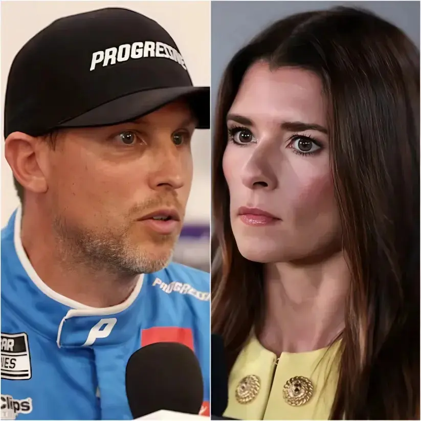 Cover Image for “THAT BITCH SHOULD GET OUT OF NASCAR IMMEDIATELY!” — Danica Patrick shocked the American racing world by publicly humiliating Denny Hamlin live on air