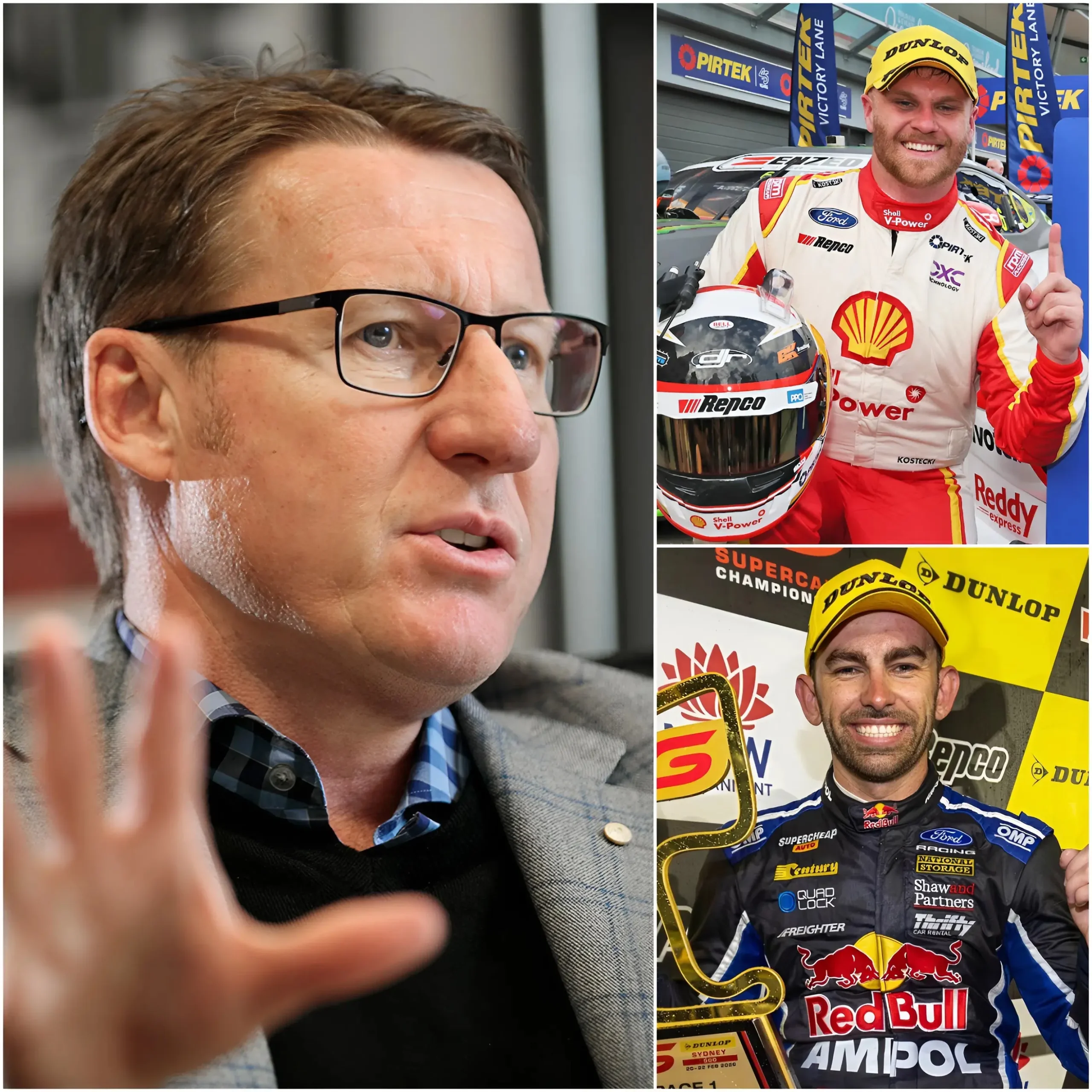 Cover Image for 🔥 “BROC FEENEY WILL NEVER REACH BRODIE KOSTECKI’S LEVEL!” The words attributed to Mark Skaife have caused a wave of anger and intense controversy in the Australian Supercars community