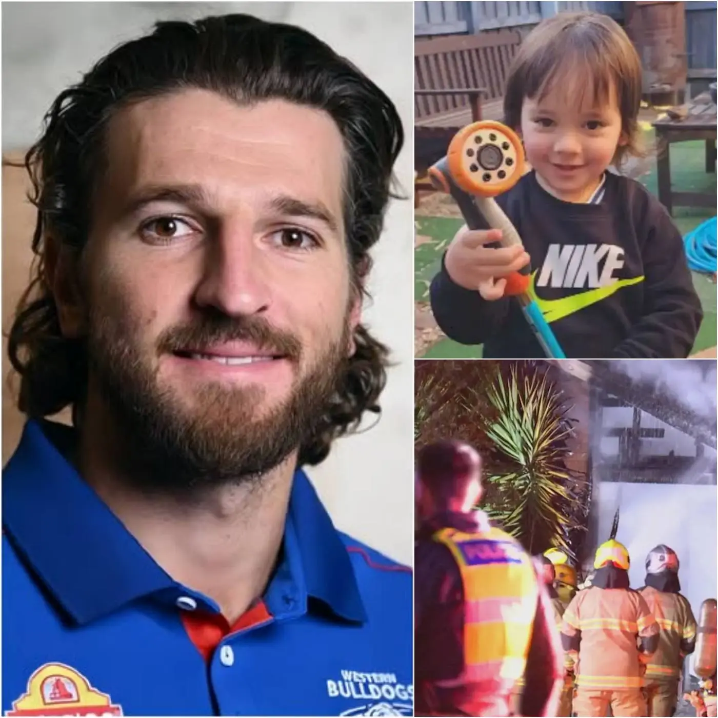 Cover Image for đ WESTERN BULLDOGS CAPTAIN MARCUS BONTEMPELLI STEPS IN TO HELP FAMILY OF 3-YEAR-OLD JORDAN DASHWOOD AFTER A FEROCIOUS BLAZE RIPPED THROUGH HIS FAMILYâS HOME IN MELBOURNEâS SOUTH-WEST!