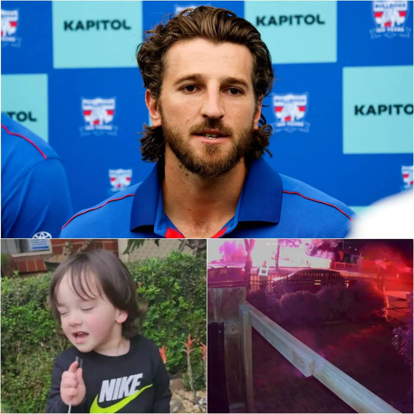 Cover Image for âI PROMISE I WILL HELP THIS CHILDâS FAMILY TO THE VERY END!â Western Bulldogs captain Marcus Bontempelli spoke out after the tragedy of three-year-old Jordan Dashwood, whose family home in Melbourneâs south-west was destroyed in a ferocious blaze.
