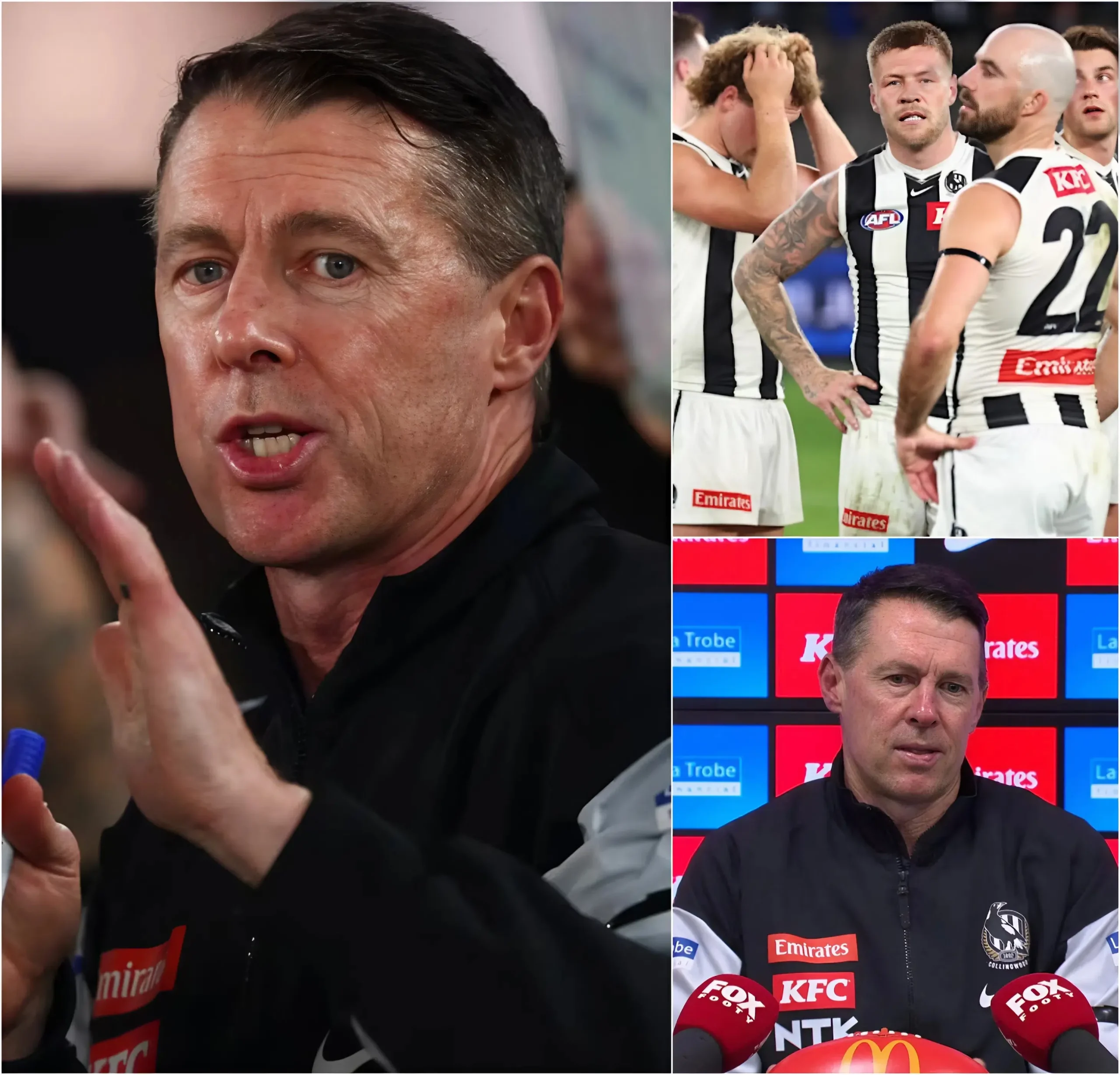 Cover Image for đš âI DONâT WANT TO HEAR ANY MORE EXCUSES â AND THIS WILL BE THE LAST TIME THEY WEAR THE COLLINGWOOD JUMPER.â Following Collingwoodâs heartbreaking 97-93 defeat to the Western Bulldogs