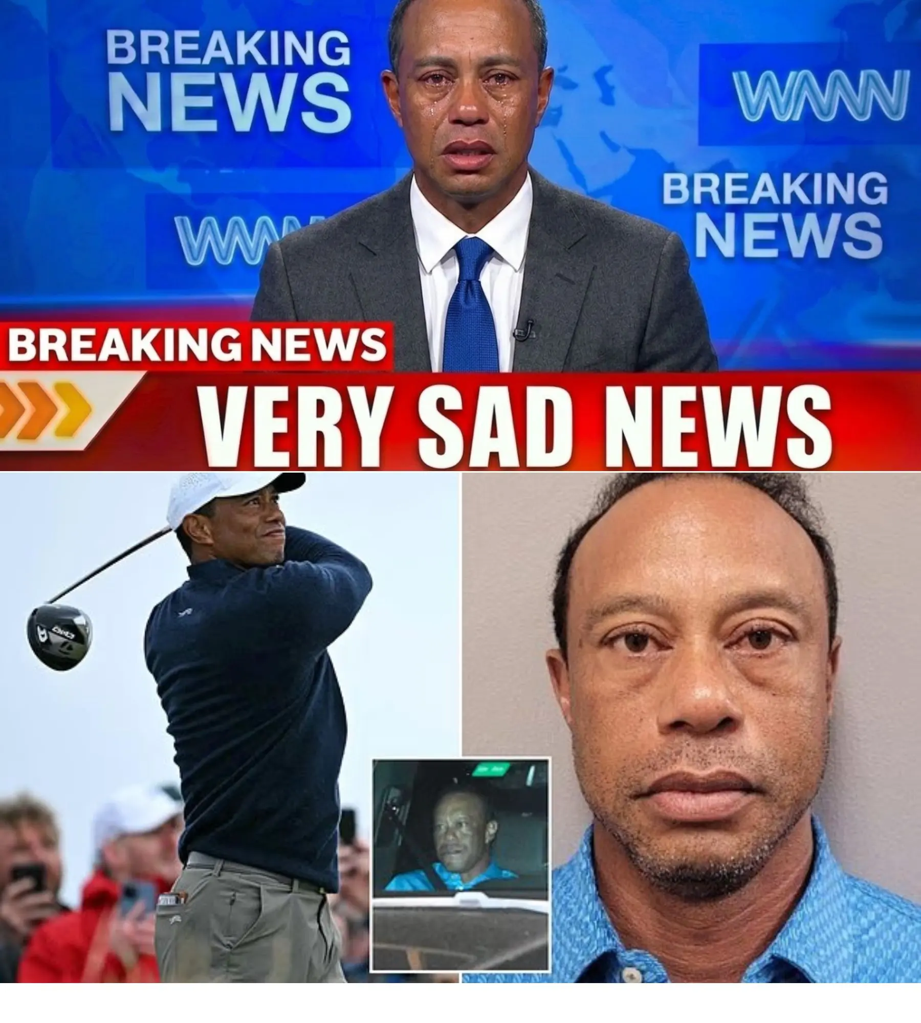 Cover Image for 💔⛳ TIGER WOODS AT 50: The Painful Reality Facing Golf’s Greatest Legend as He Battles Far More Than the Game Itself