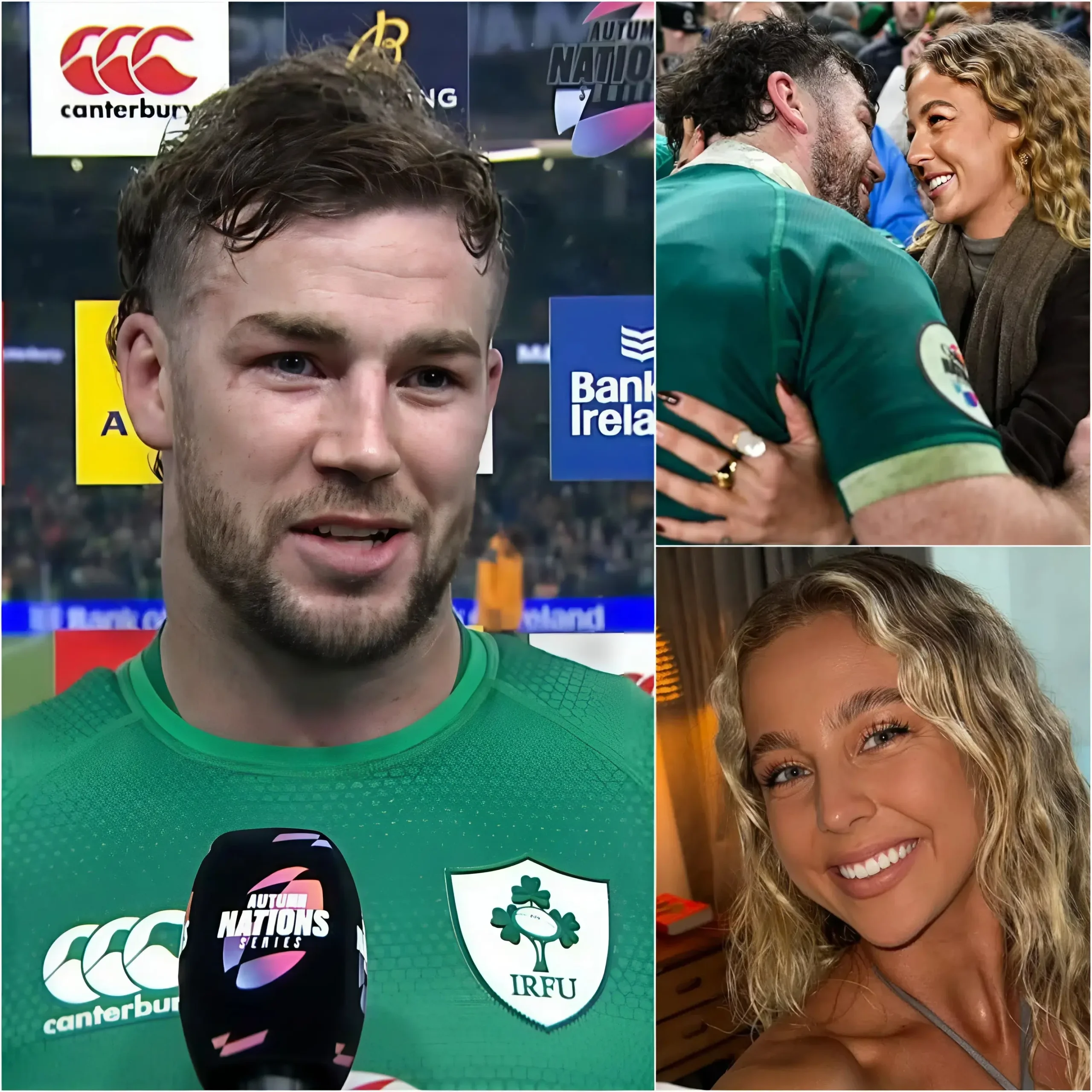 Cover Image for 💖 “TRULY HAPPY” — Caelan Doris’s fiancée has captured attention across social media after Meadhbh McGann unexpectedly sent him an 11-word message of encouragement ahead of tomorrow’s crucial match, leaving him deeply touched and overjoyed. In response to his girlfriend’s heartfelt support, Caelan Doris made a gesture that has women everywhere feeling envious…