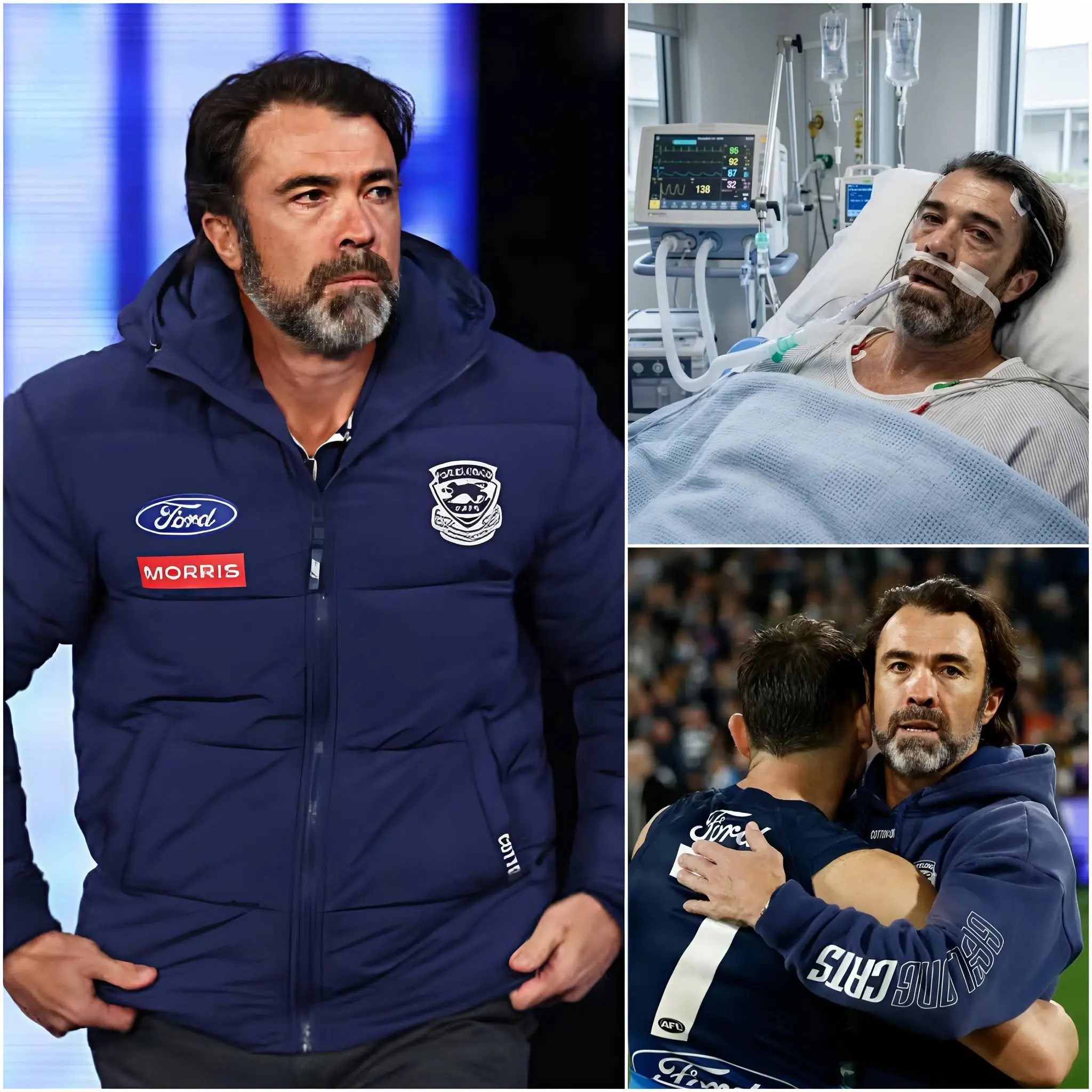 Cover Image for SAD NEWS 💔: At age 50, Craig Bellamy, the AFL coach of the Geelong Cats, broke down in tears as he revealed his current health condition following medical tests in recent weeks. This diagnosis has left Geelong fans and players heartbroken and deeply concerned for their beloved coach.