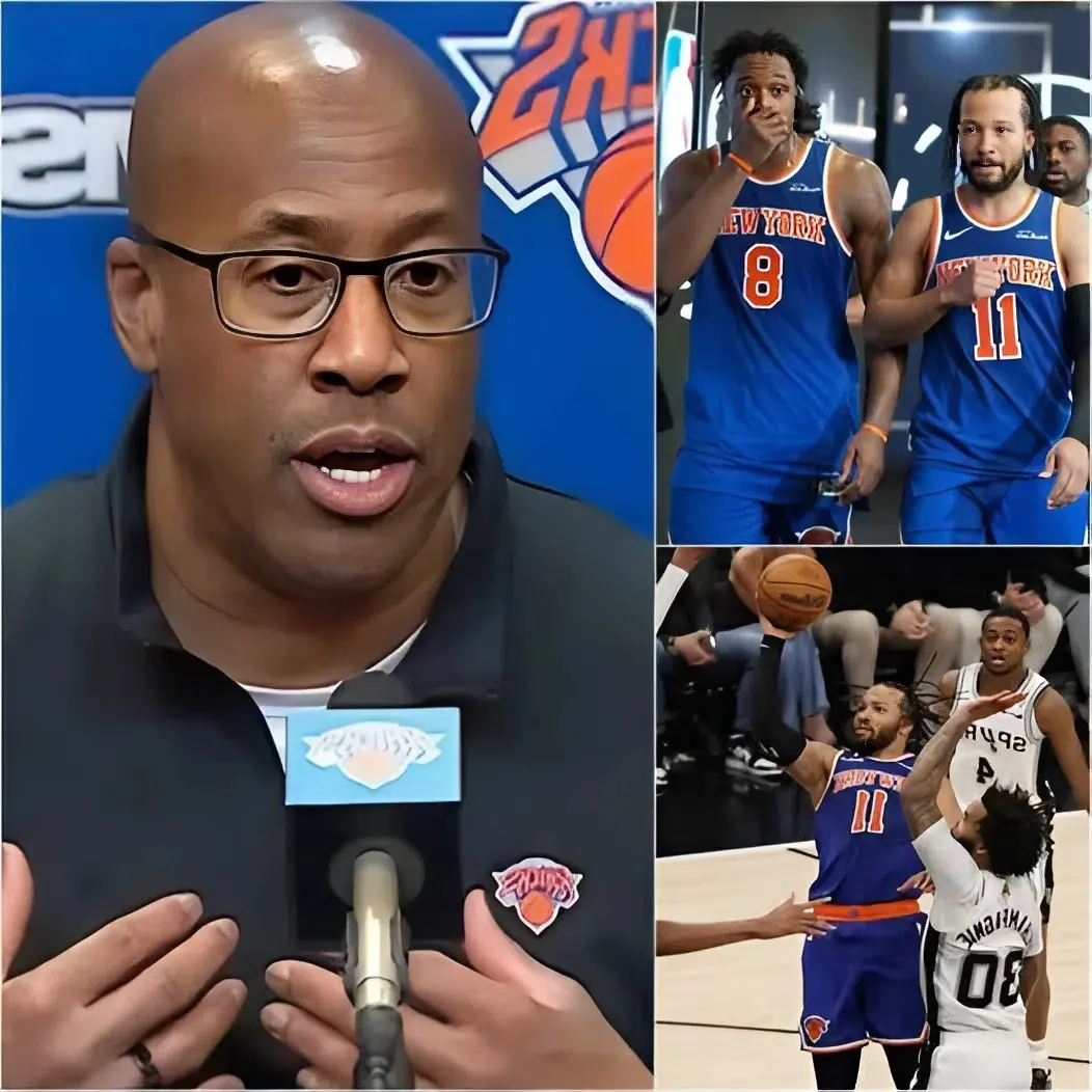 Cover Image for 🔴 NOTICIA IMPACTANTE: El entrenador de los New York Knicks, Mike Brown, sorprendió a todos al anunciar que dos jugadores definitivamente no participarán en el Juego 3 contra los San Antonio Spurs.
