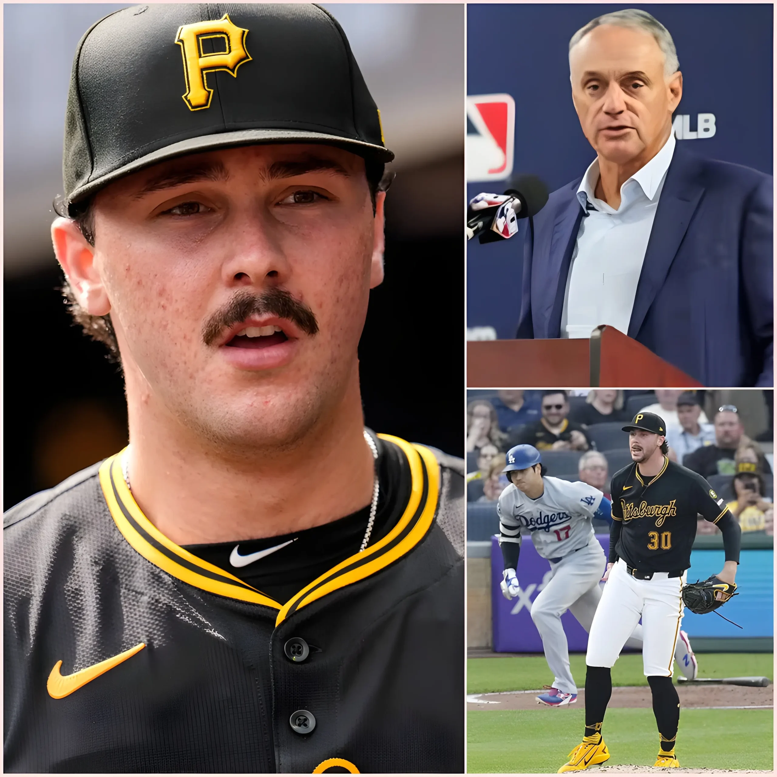 Cover Image for 🚨 “WHY ARE WE ALWAYS TREATED UNFAIRLY?” — Pirates star Paul Skenes reportedly expressed his outrage after the heavy 3-12 loss to the Dodgers, claiming that many of the referees’ decisions directly affected the game’s outcome and deprived his team of a fair chance to compete.