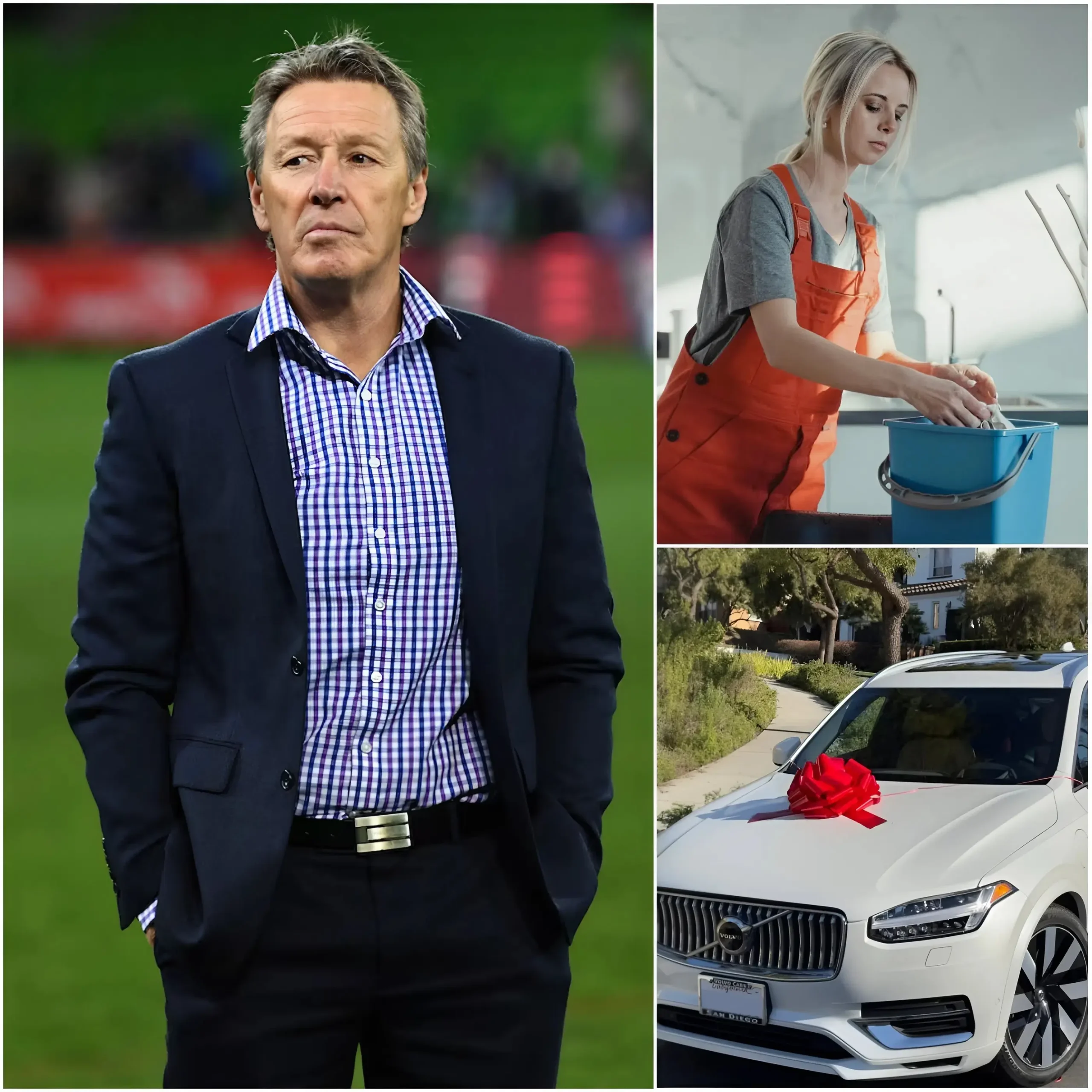 Cover Image for A Poor Ford Field Janitor Helps Coach Craig Bellamy Fix a Flat Tire — The Next Day, a White SUV Showed Up at Her House! 🦁🚗