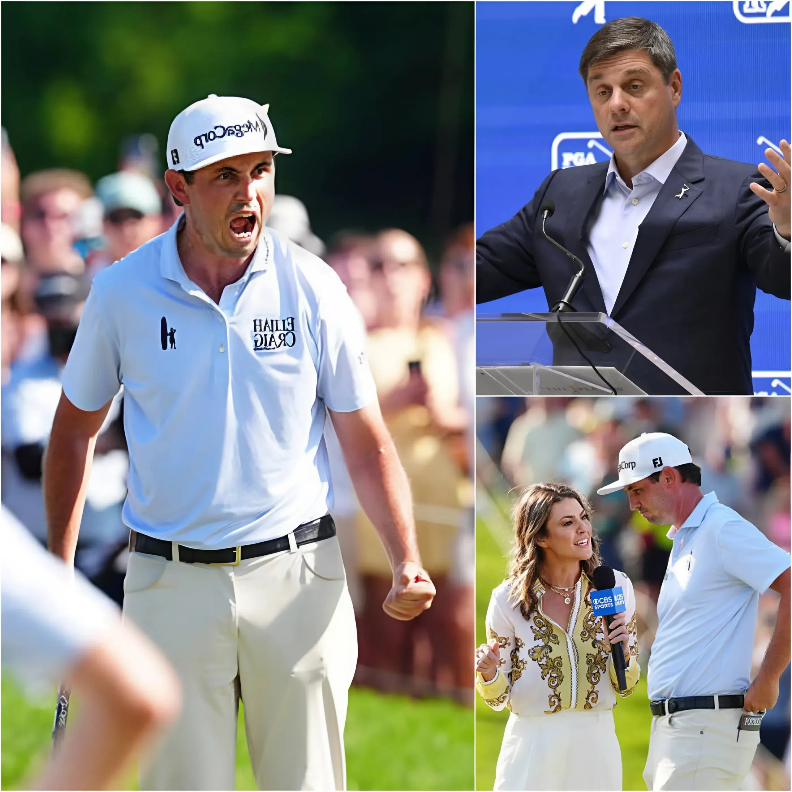 Cover Image for 🔴🏌️‍♂️ A shockwave has rocked the PGA Tour: J.T. Poston found himself at the center of an unprecedented controversy after a rival unexpectedly demanded an equipment check immediately following the round.