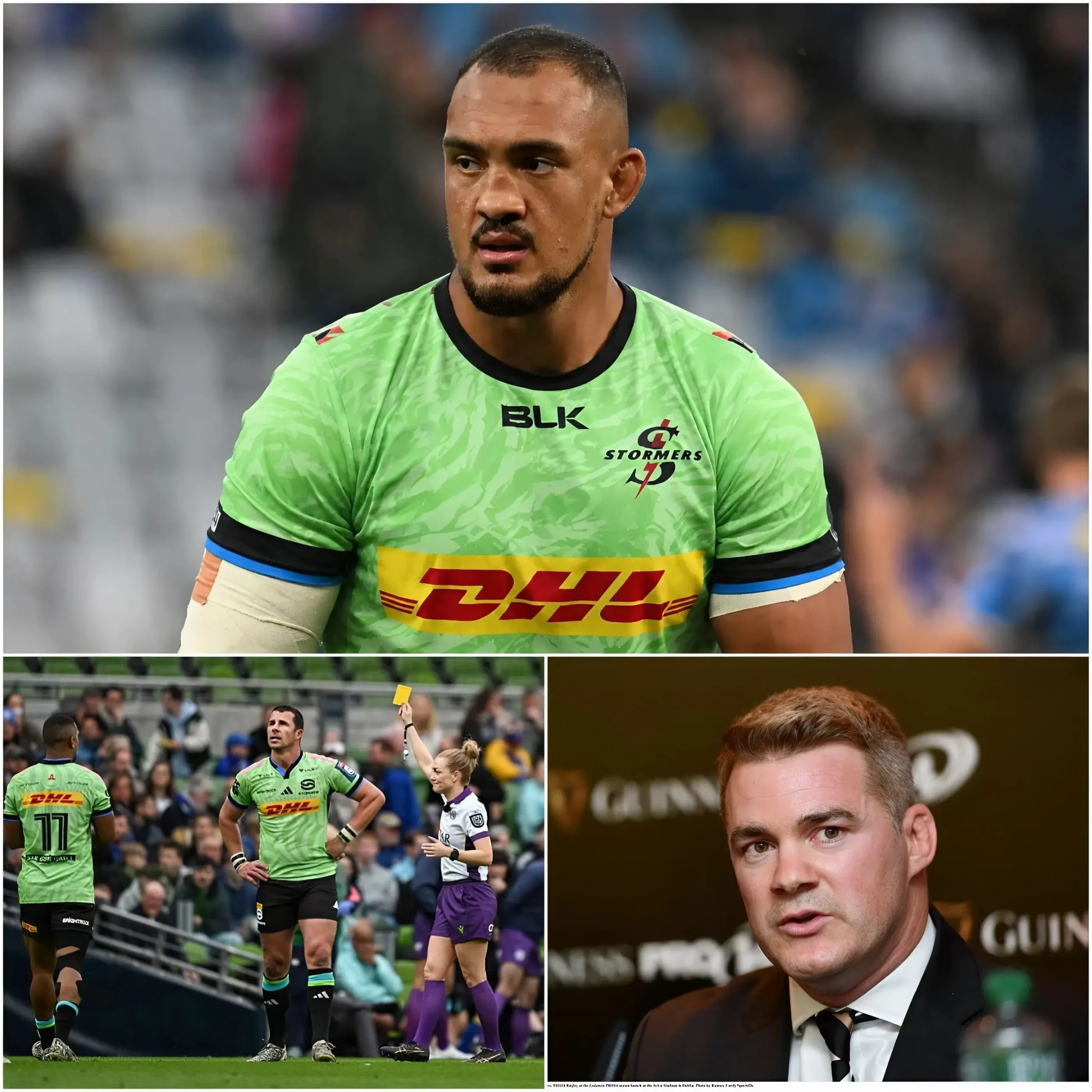 Cover Image for 🚨 “WE WERE ROBBED OF THE WIN” – DHL Stormers captain Salmaan Moerat has shocked the rugby community with allegations of match-fixing by the main referee.