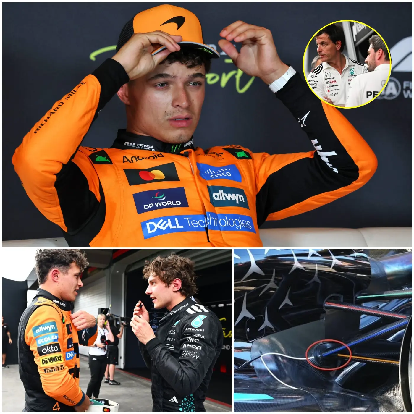 Cover Image for “THAT CAR ISN’T LEGAL!” 🔴 Lando Norris Shockingly Takes Aim at Kimi Antonelli After the Young Italian Dominated Five Consecutive Races and Claimed Victory at the Monaco Grand Prix. But What Truly Sent Shockwaves Through the Entire F1 Paddock Was His Warning About a “SERIOUS PROBLEM” That No One Has Yet Dared to Address Publicly…