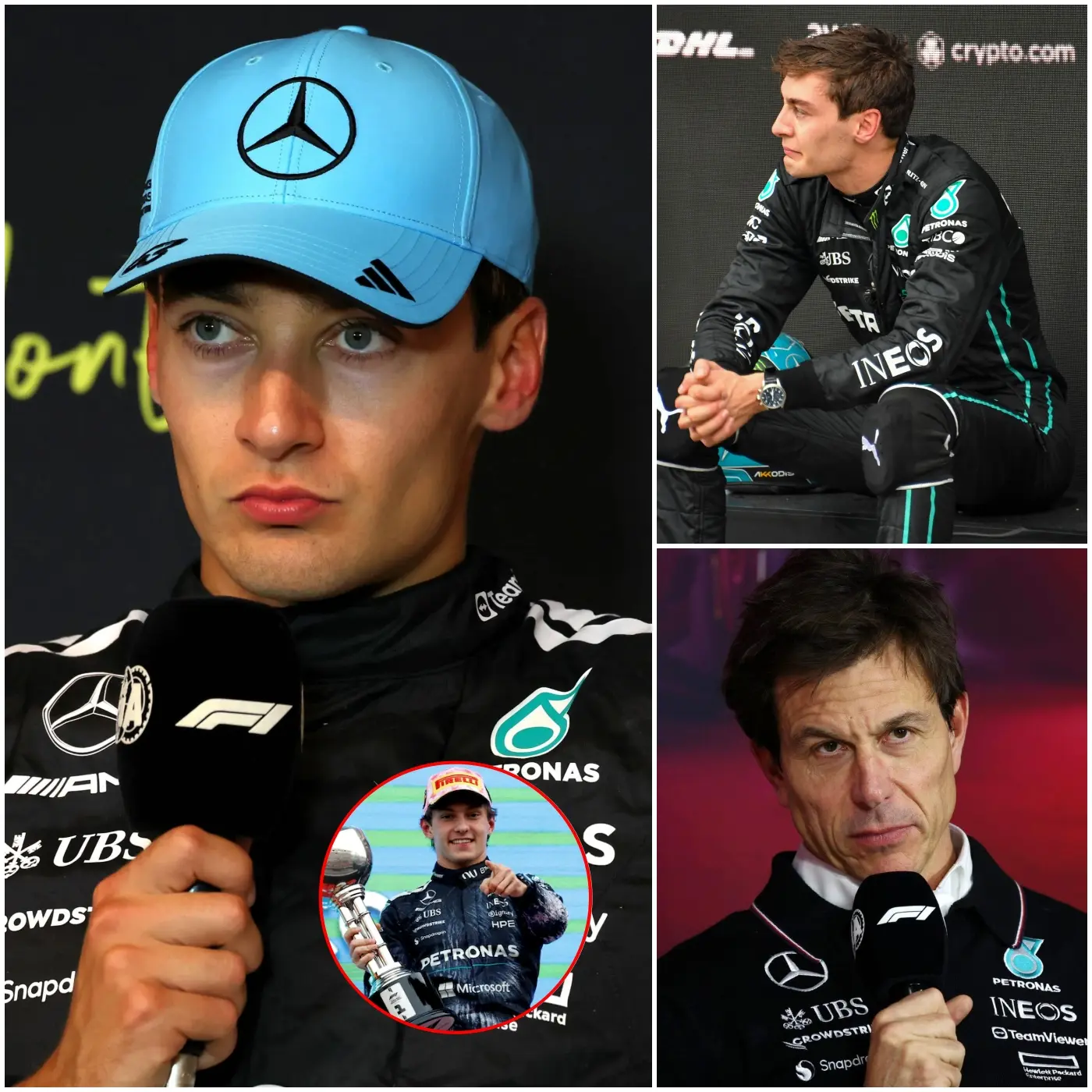 Cover Image for “I’VE HAD ENOUGH. I DON’T EVEN RECOGNIZE THE TEAM I ONCE TRUSTED ANYMORE!” — George Russell Reaches Breaking Point as He Reportedly Begins Seriously Questioning His Future With Mercedes Amid Growing Speculation That Toto Wolff Is Prioritizing Kimi Antonelli Above Everyone Else.