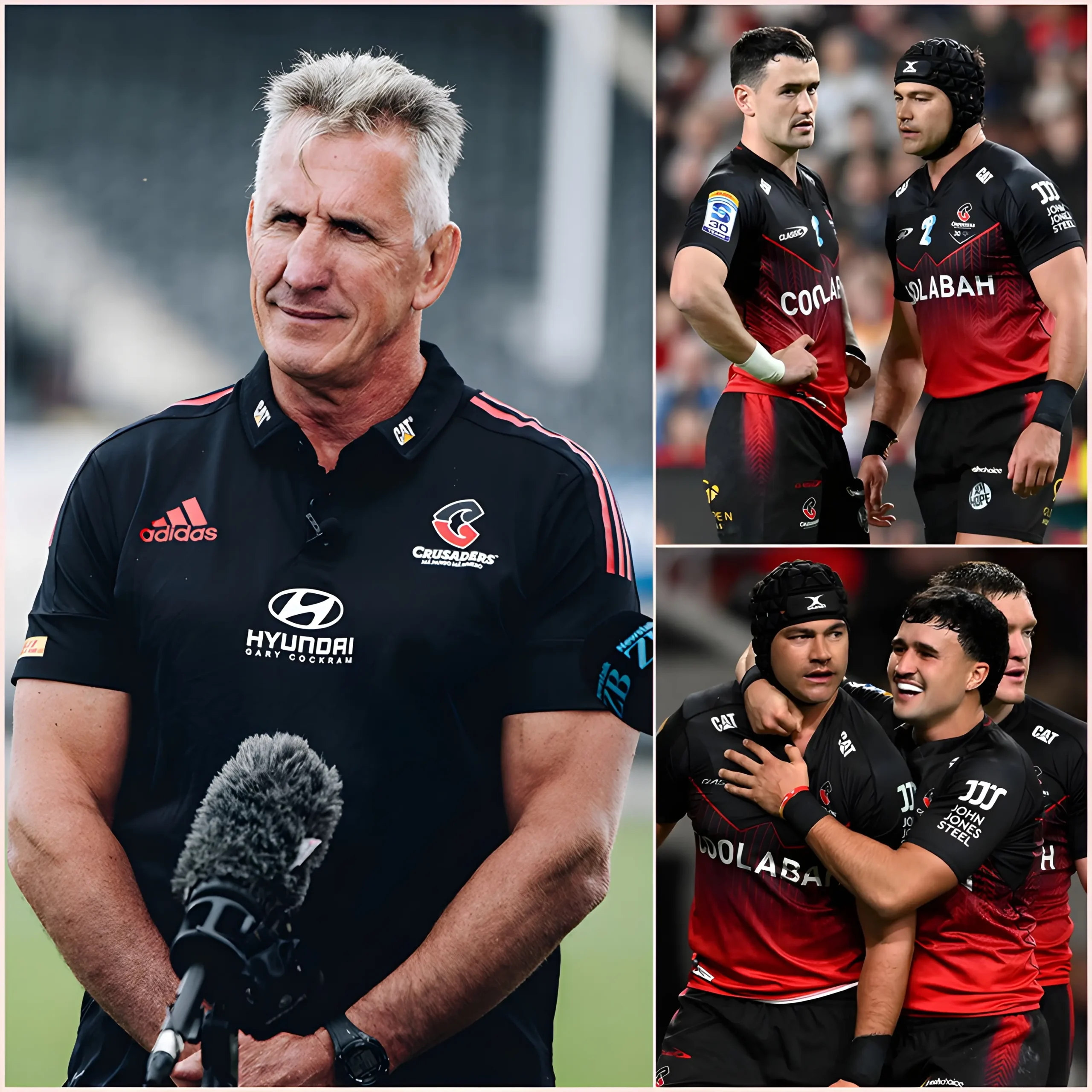 Cover Image for 🔥 “WE ONLY HAVE ONE GOAL: THE CHAMPIONSHIP!” Just before the crucial semi-final match between the Crusaders and Chiefs, Coach Rob Penney sent a powerful message that captured the attention of the entire Rugby world: “Nothing else matters.