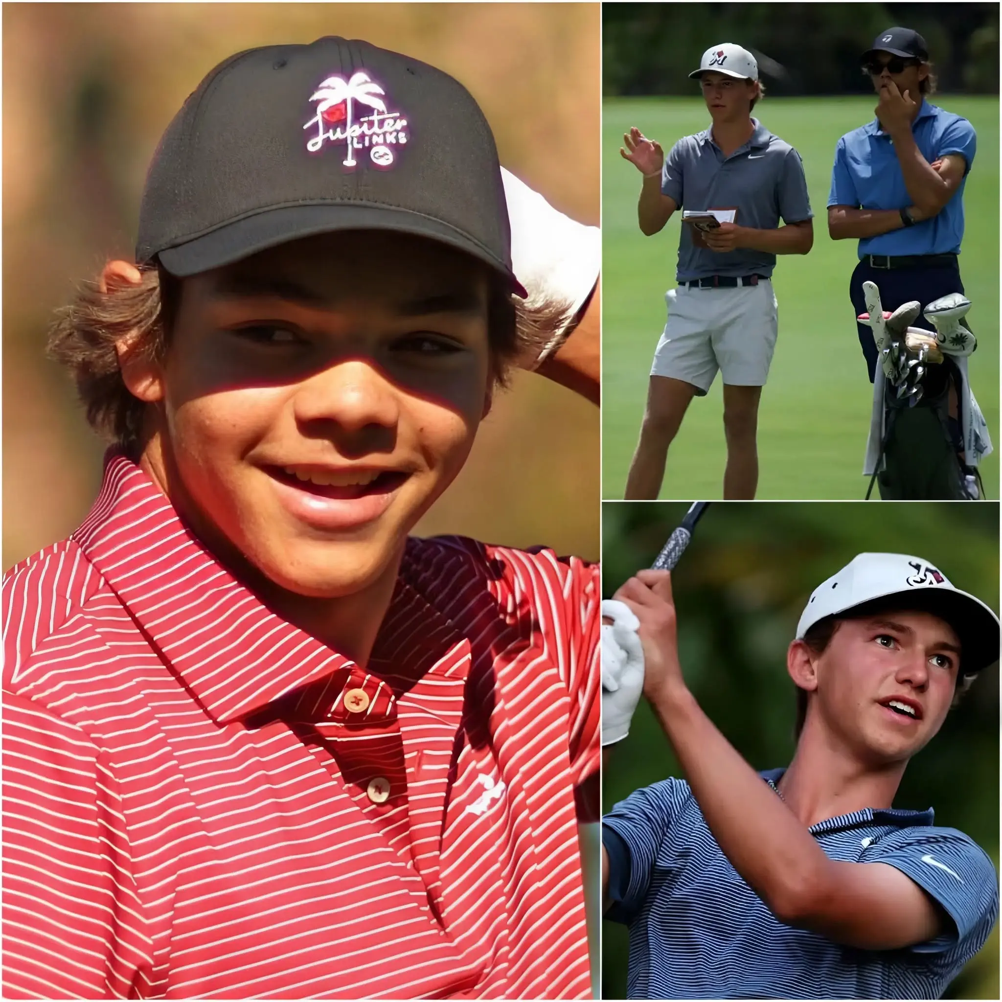 Cover Image for 🚨 While many were still waiting for Charlie Woods to make his mark with his own club, Tiger Woods’ son unexpectedly became the center of attention at the U.S. Open qualifying in a completely different way.